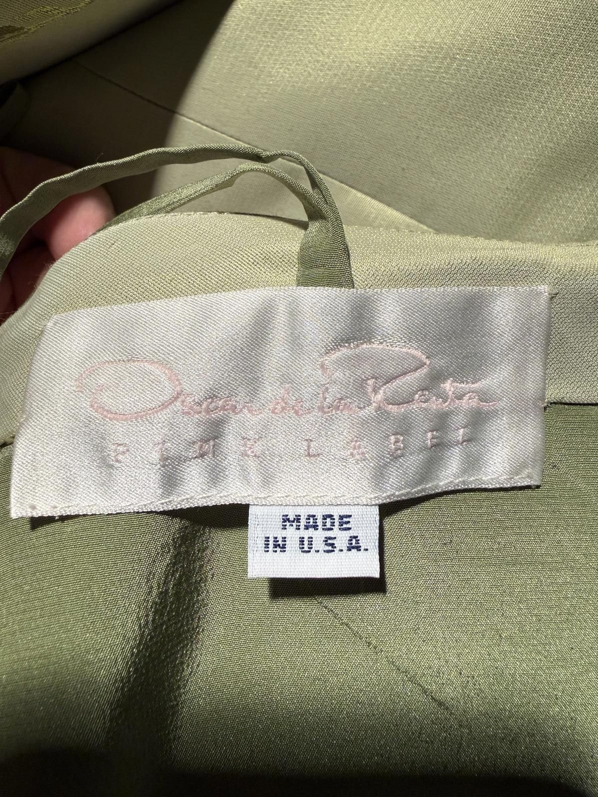 Oscar De La Renta Oscar de la Renta Vintage Embroidered Dress & Jacket Set Size M / US 6-8 / IT 42-44 - 6 Thumbnail