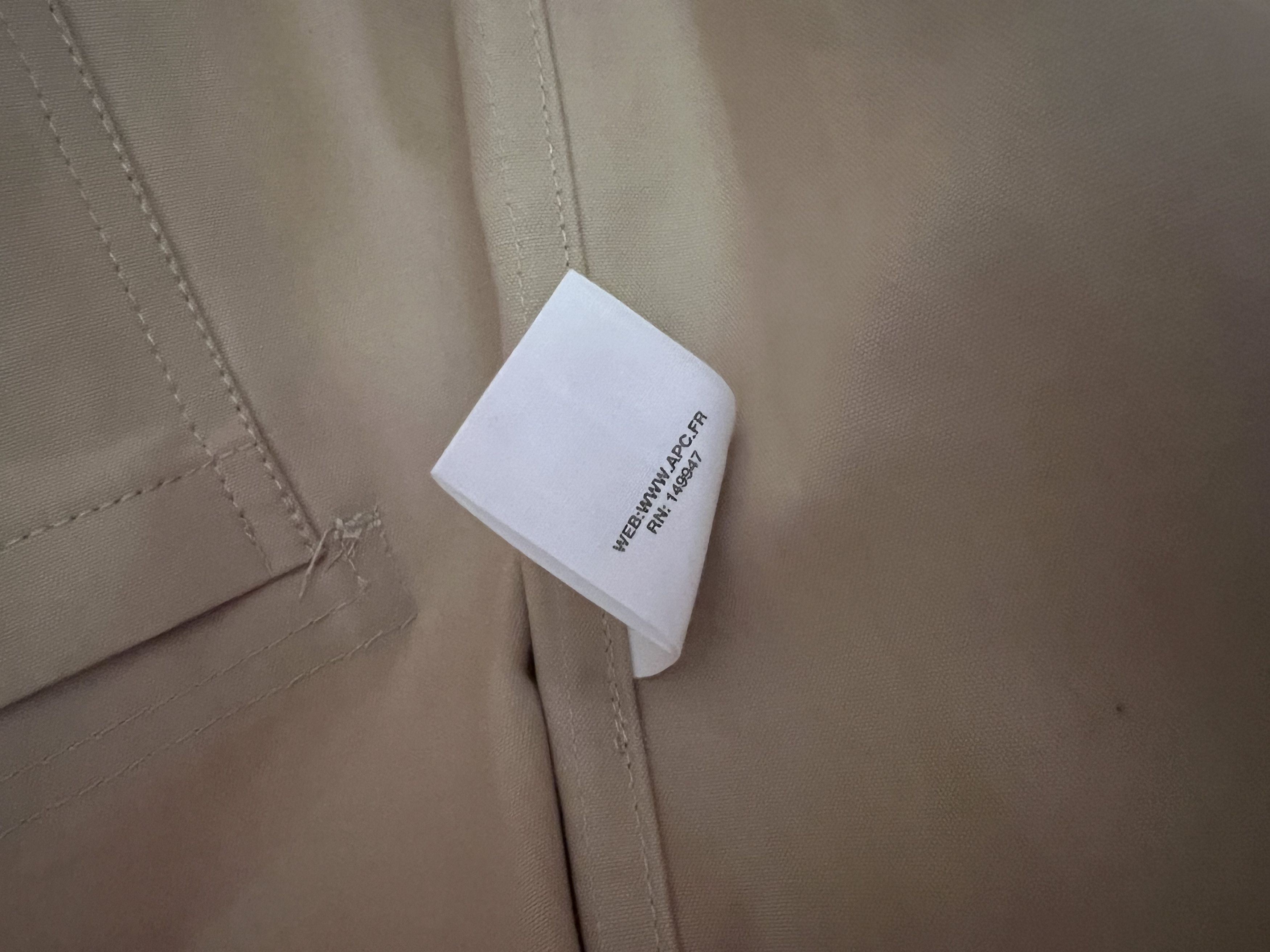 A.P.C. A.P.C Beige André Jacket Size US XXL / EU 58 / 5 - 8 Thumbnail