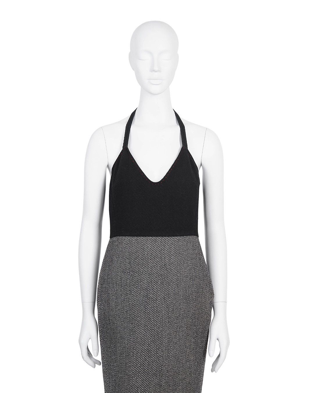 Miu Miu Miu Miu F/W2000 Halter Neck Wool Dress Size M / US 6-8 / IT 42-44 - 6 Thumbnail