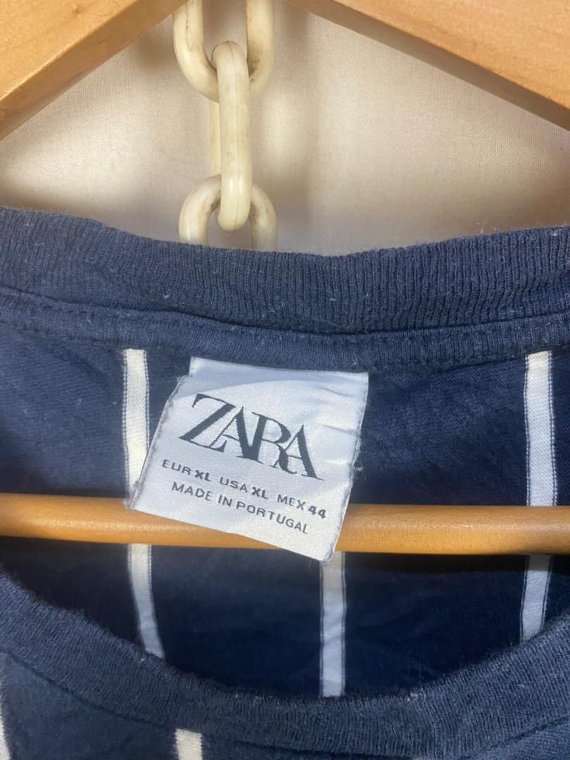 Zara Unisex🔥Zara stripe tshirt Size US XL / EU 56 / 4 - 3 Thumbnail