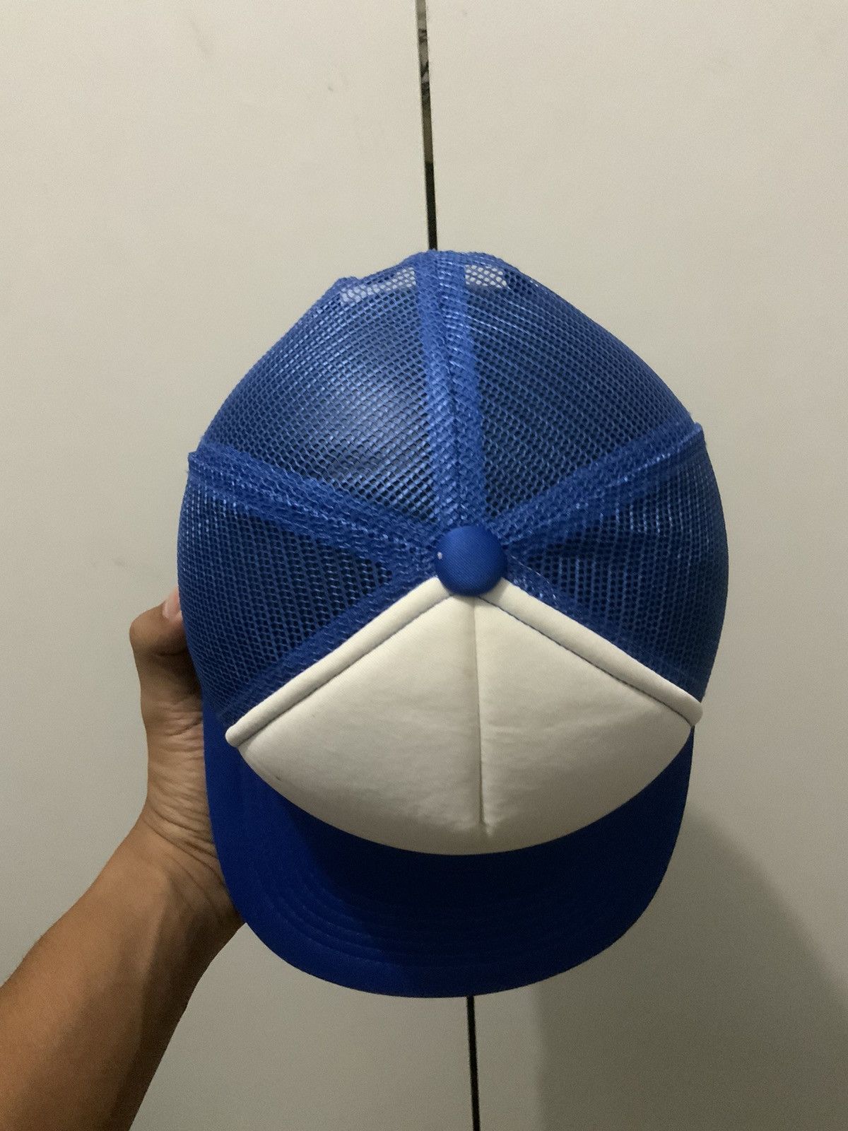 Japanese Brand Hayato Blue Japan Trucker Hat Size ONE SIZE - 6 Thumbnail