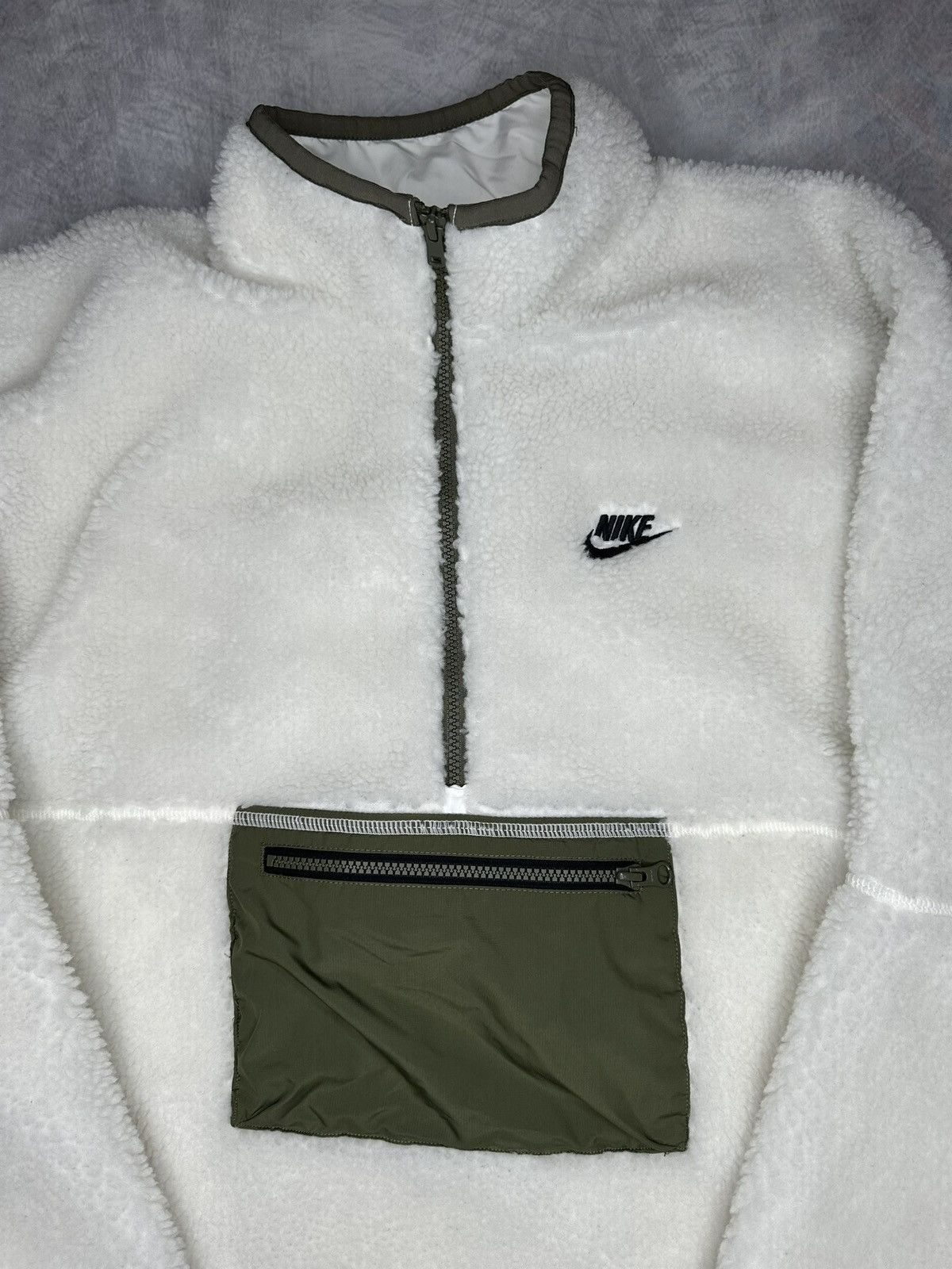 Nike NIKE Men's Fleece Anorak Jacket puffer Size US M / EU 48-50 / 2 - 4 Thumbnail