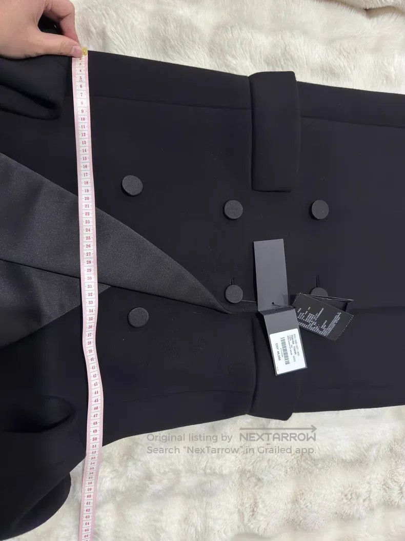 Saint Laurent Paris Saint Laurent Paris Extra Long Smoking Jacket Size US S / EU 44-46 / 1 - 8 Thumbnail