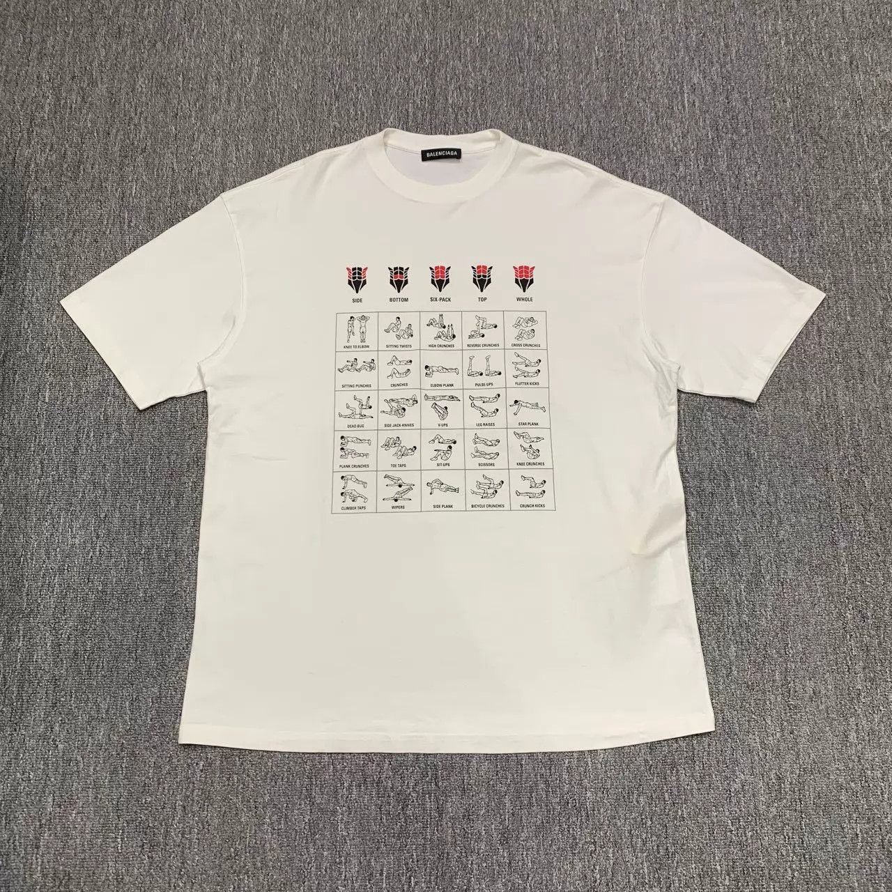 Balenciaga Balenciaga White Gymnastics Short Sleeve S 95New Size US S / EU 44-46 / 1 - 1 Thumbnail