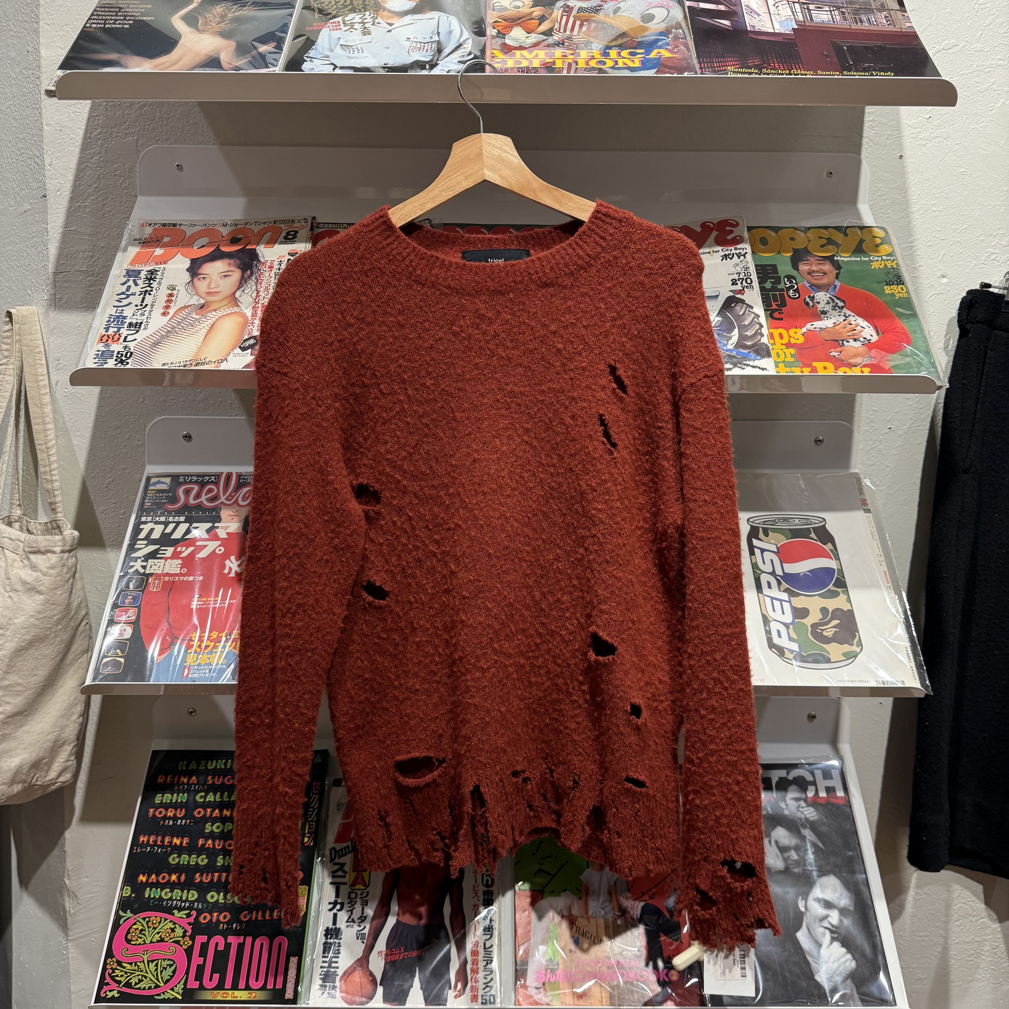 Comme des Garcons Comme des Garcons Tricot Distressed Knitwear Size US S / EU 44-46 / 1 - 1 Thumbnail