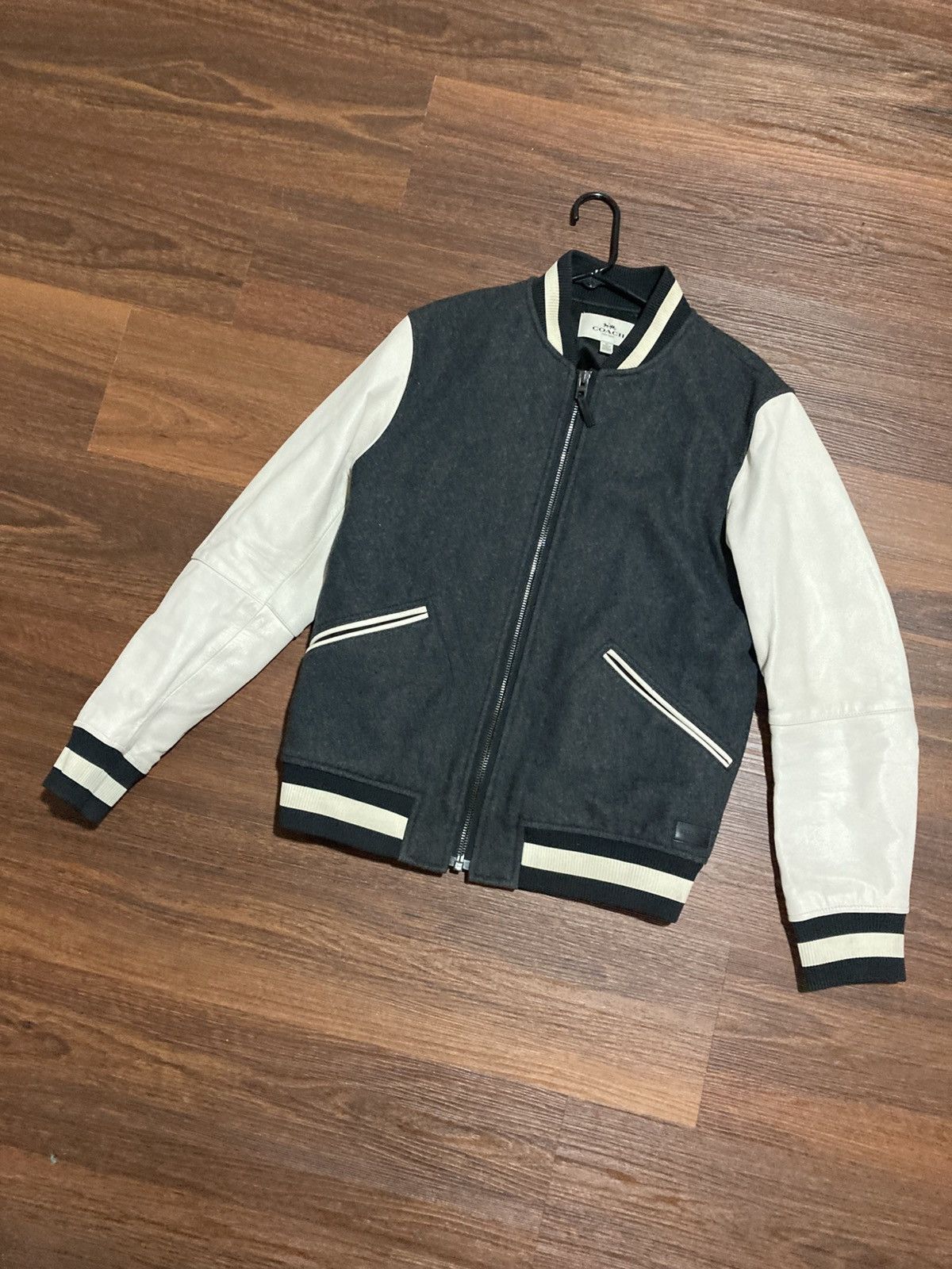 Coach Coach Mens Wool Leather Varsity Jacket Size US M / EU 48-50 / 2 - 11 Thumbnail