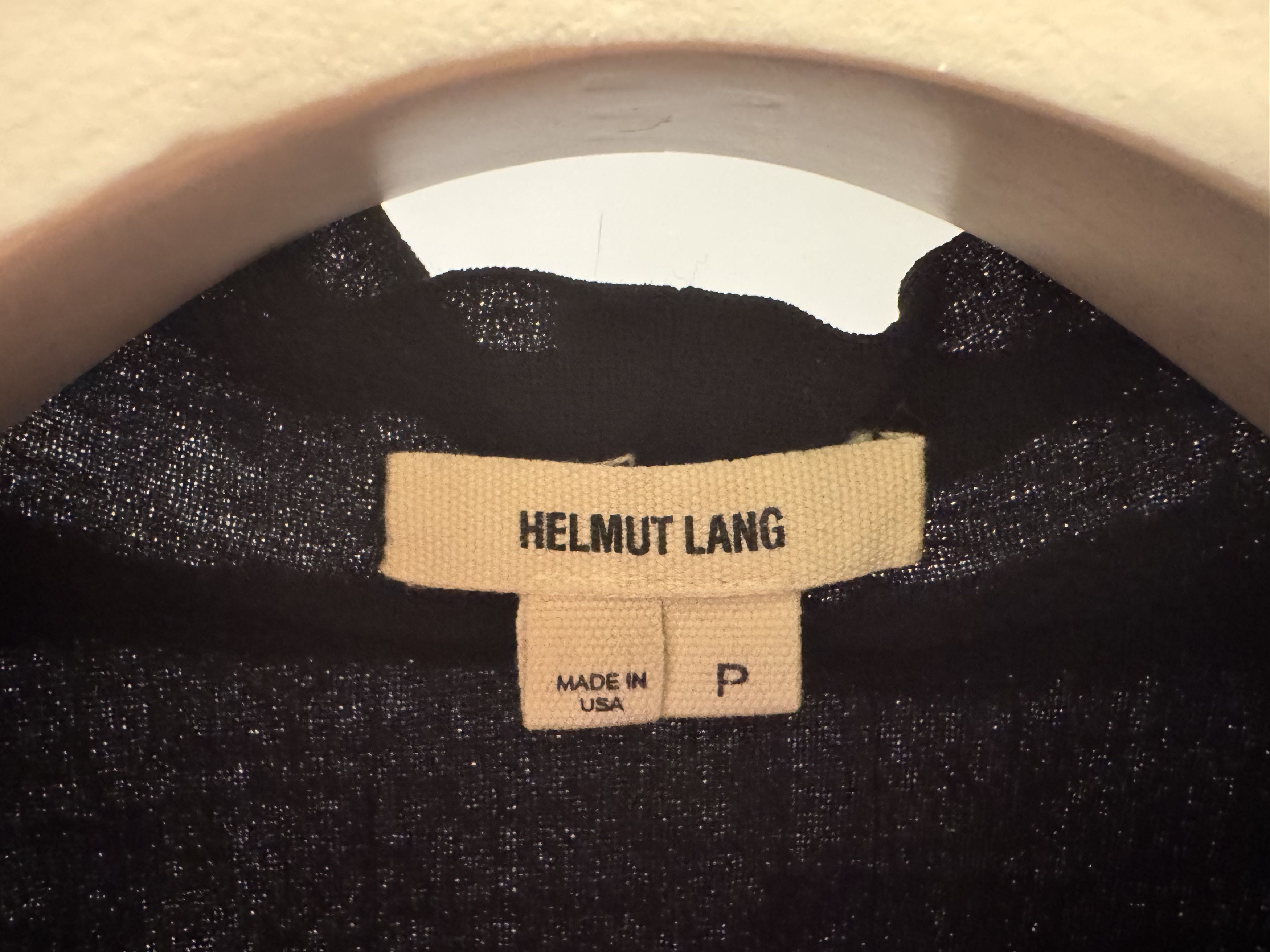 Helmut Lang Helmut Lang Draped Black Shirt (Size P) Size XS / US 0-2 / IT 36-38 - 3 Thumbnail