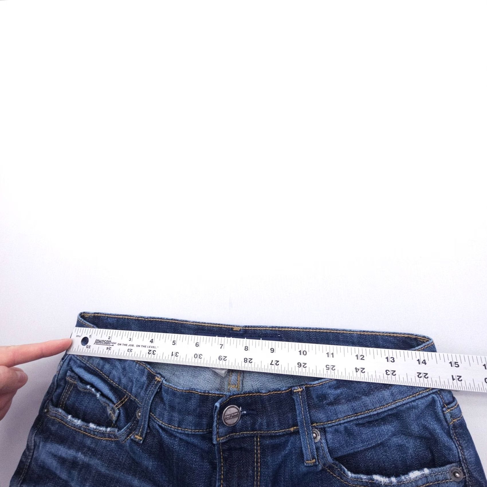 Vintage Driftwood Jeans Size 27 Dark Wash Slim Straight 30" Inseam Blue Denim Women Size 27" / US 4 / IT 40 - 7 Thumbnail