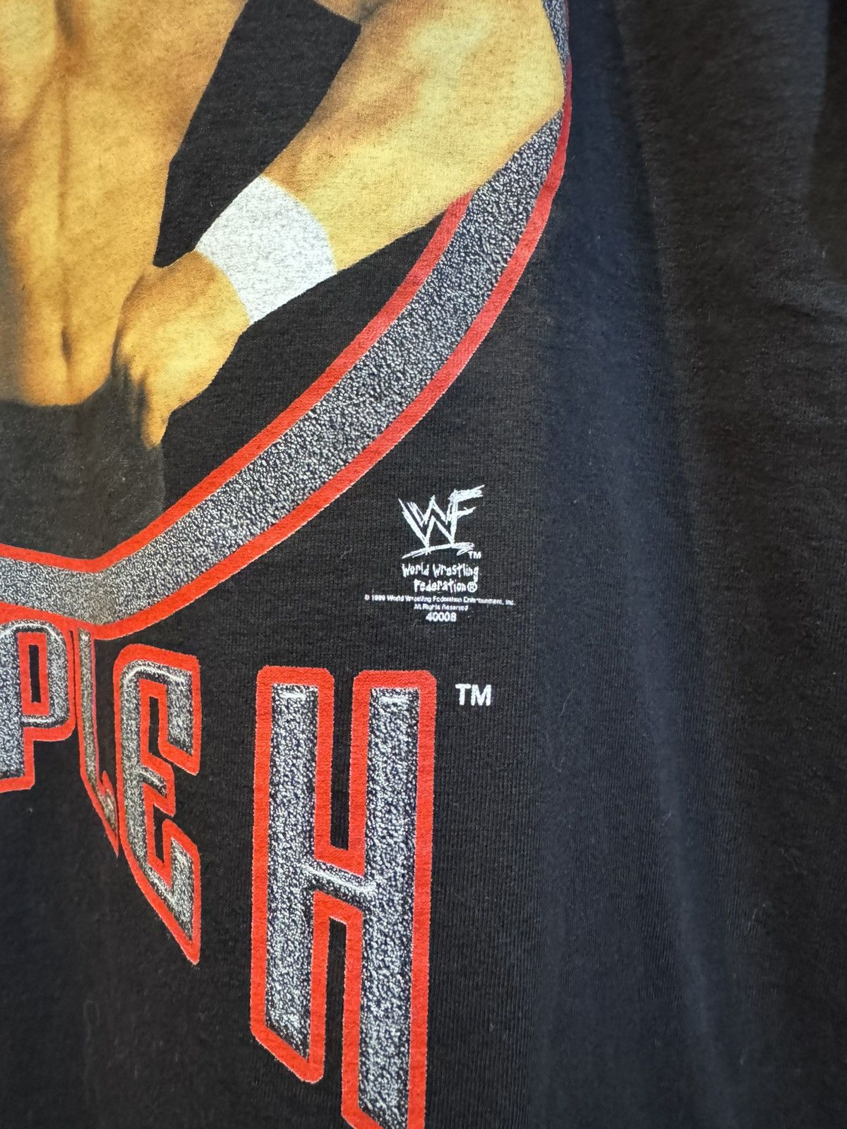 Other WWF Triple H 90s Vintage T-shirt Size US L / EU 52-54 / 3 - 4 Thumbnail