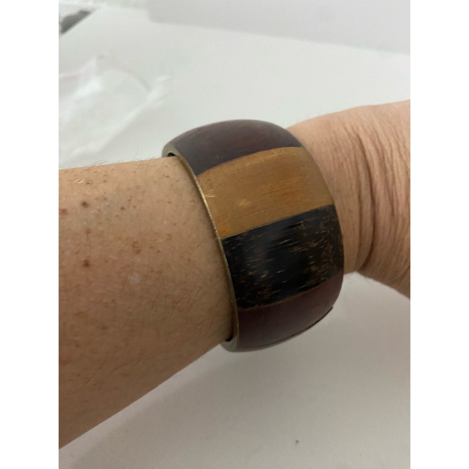 Other Chunky wooden bangle bracelet Size ONE SIZE - 1 Thumbnail