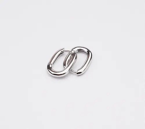 Jewelry × Vintage Sterling Silver Chainlink Earrings Size ONE SIZE - 2 Thumbnail