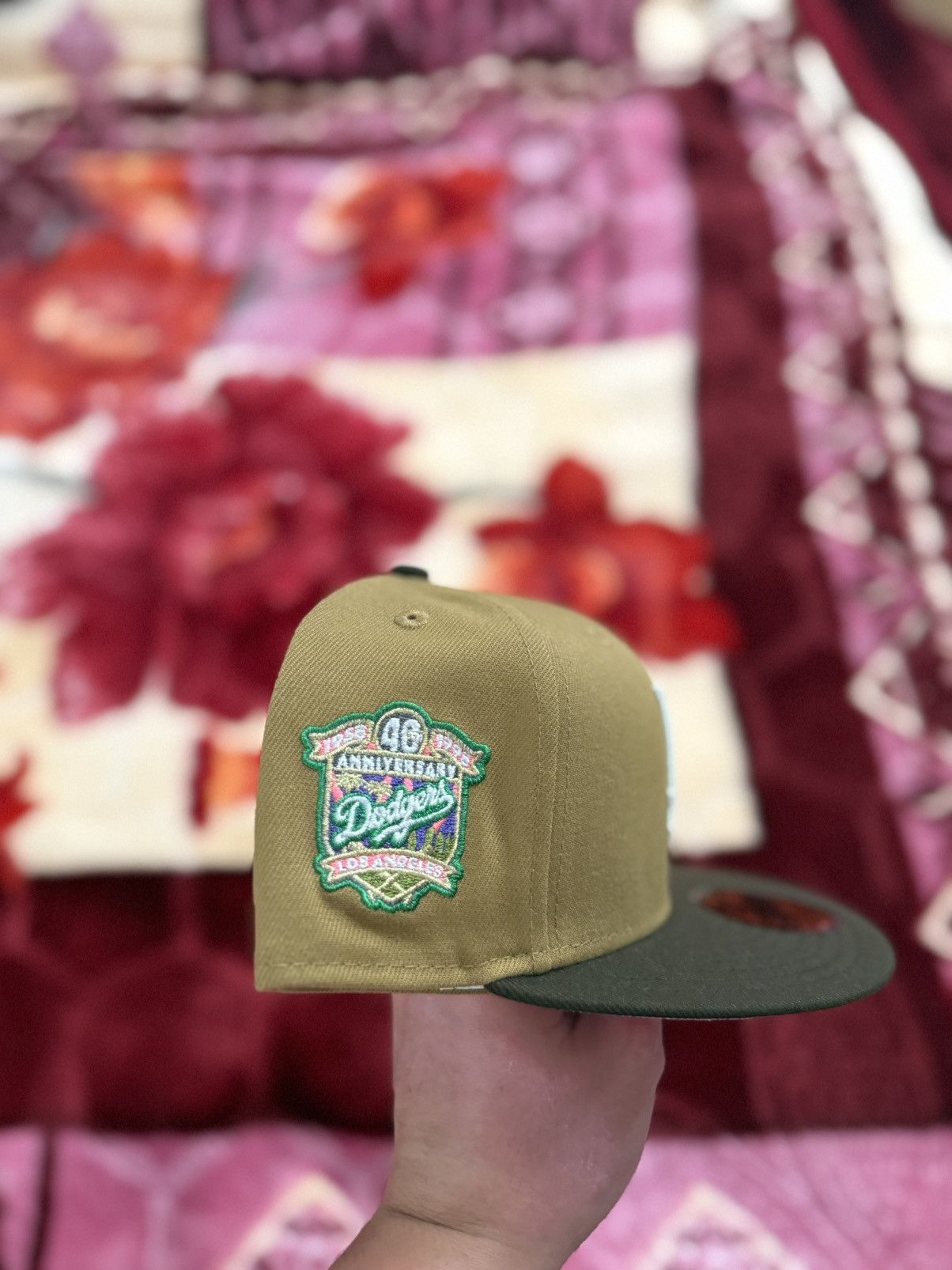 New Era Mag Park LA Dodgers Bagel & Lox Wheat/Walnut Fitted 7 5/8 Size ONE SIZE - 3 Thumbnail