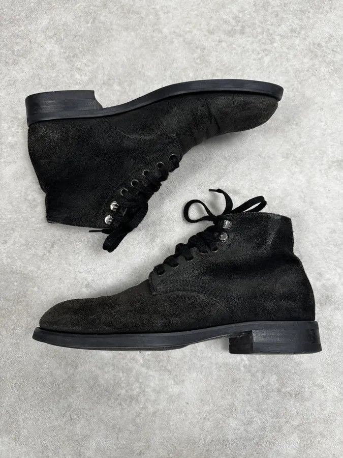 Dsquared2 Dsquared2 Suede Brut Brown Grey Eroded Leather Boots Size US 8 / EU 41 - 3 Thumbnail
