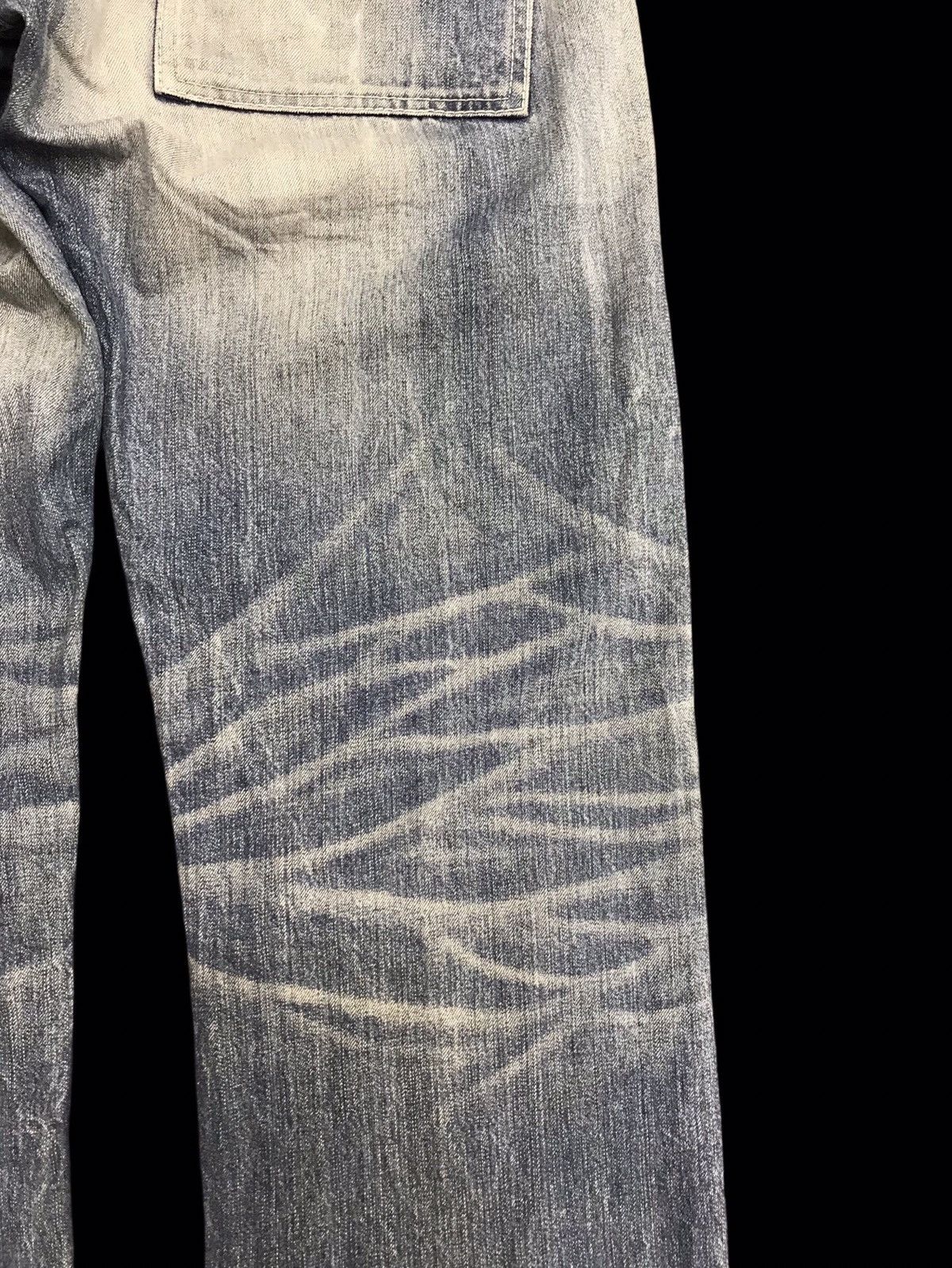 Japanese Brand 💥90s STYLE💥VERY RARE ARCHIVAL VANQUISH BUSH DENIM F414 Size US 33 - 12 Thumbnail