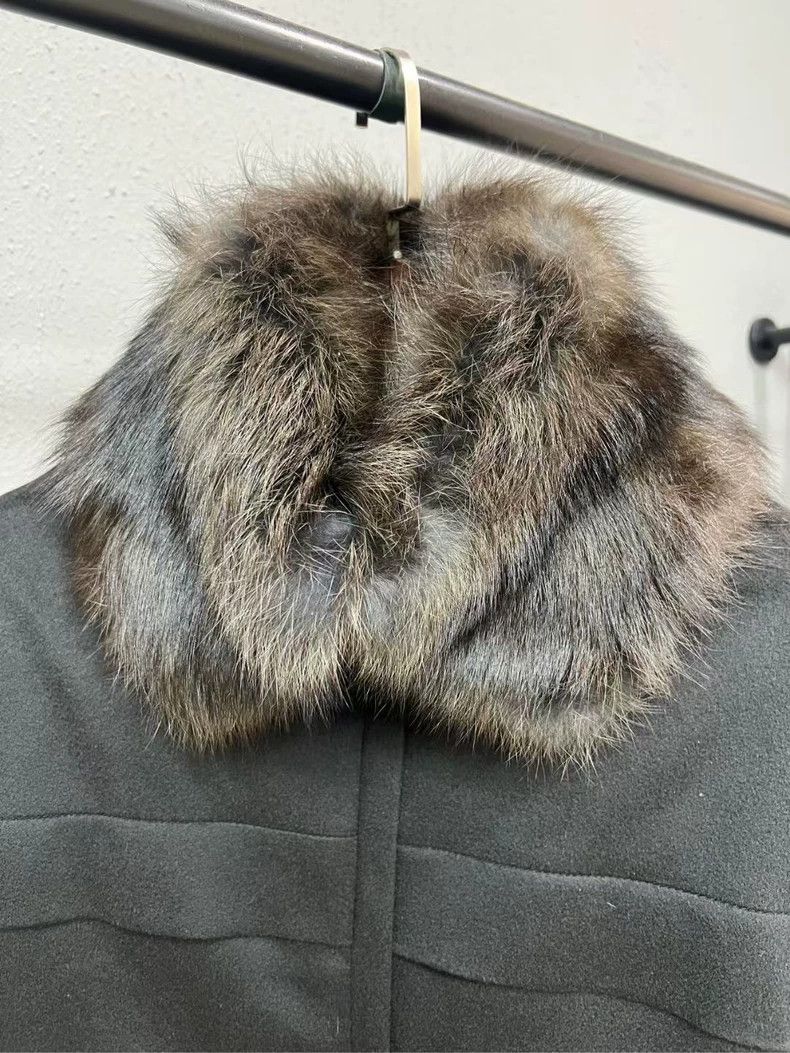 Loro Piana LORO PIANA Fox fur collar cashmere double sided coat Size US S / EU 44-46 / 1 - 4 Thumbnail