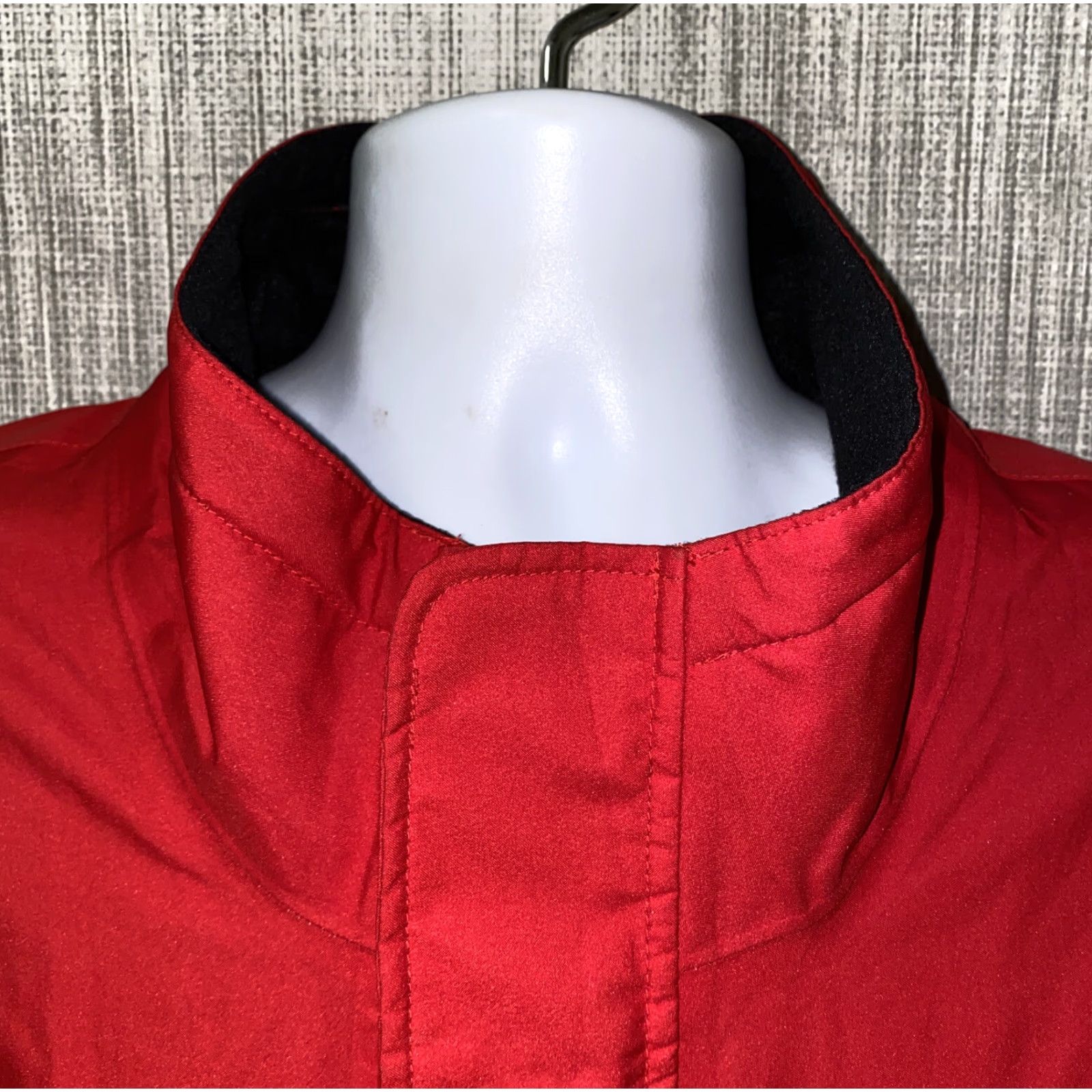 J.Crew J.CREW Jacket Full Zip Men Red XLT TALL Polyester Big & Tall Mens Size US XL / EU 56 / 4 - 3 Thumbnail