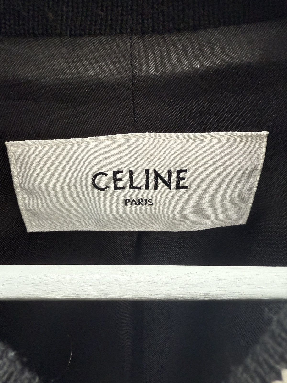 Celine Celine Leather & Wool Teddy Jacket Size US M / EU 48-50 / 2 - 5 Thumbnail