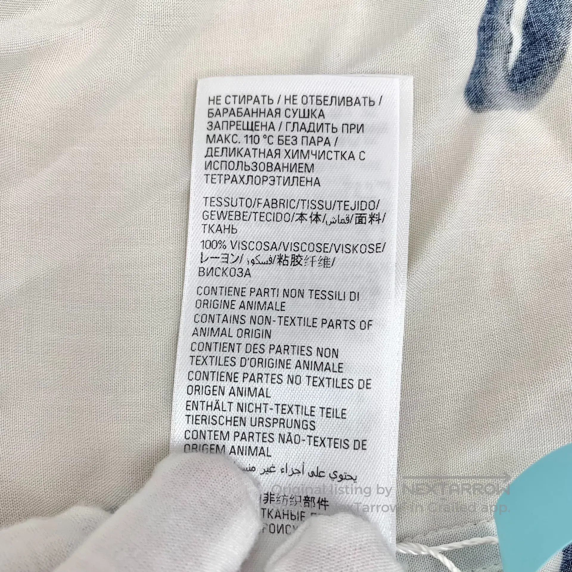 Balenciaga Balenciaga White Logo Letter Print Collar Long Sleeve Shir Size XS / US 0-2 / IT 36-38 - 7 Thumbnail