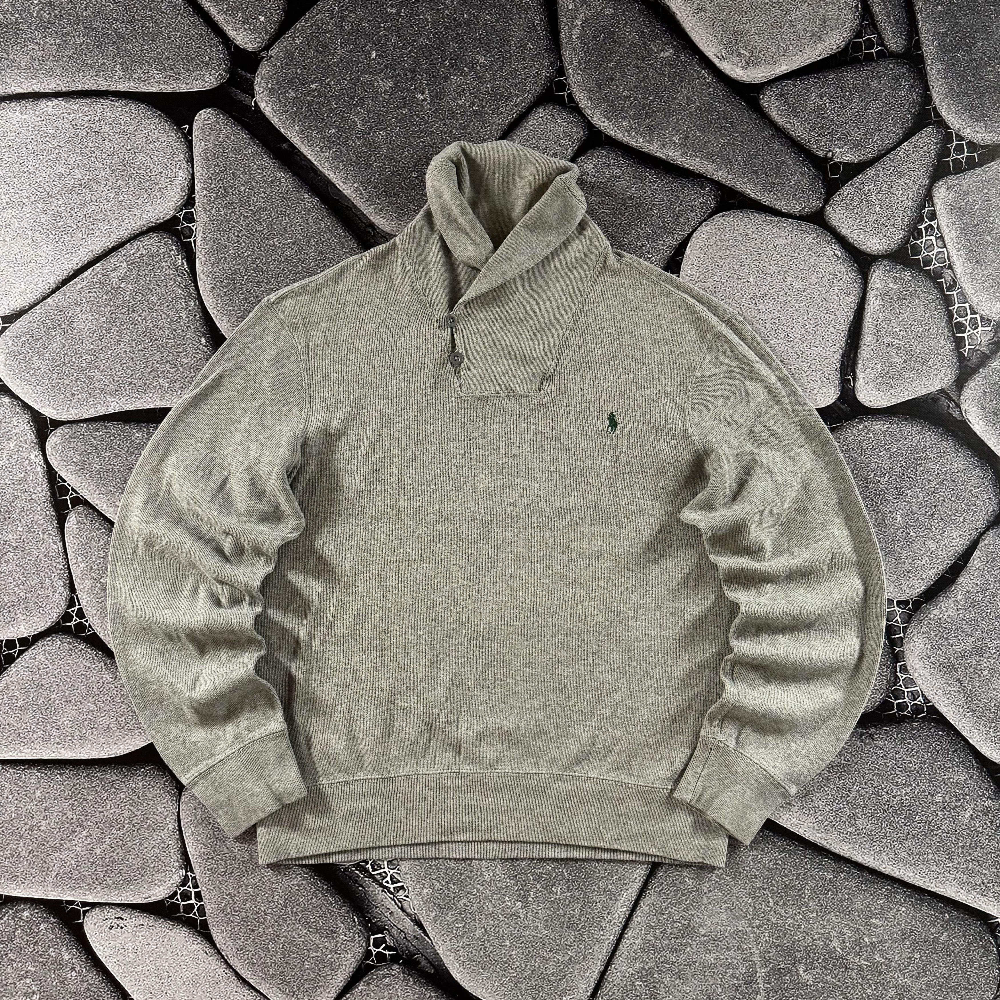 Polo Ralph Lauren × Ralph Lauren × Vintage VINTAGE POLO RALPH LAUREN GOLF SWEATSHIRT BUTTON GREEN RIDER Size US L / EU 52-54 / 3 - 1 Thumbnail