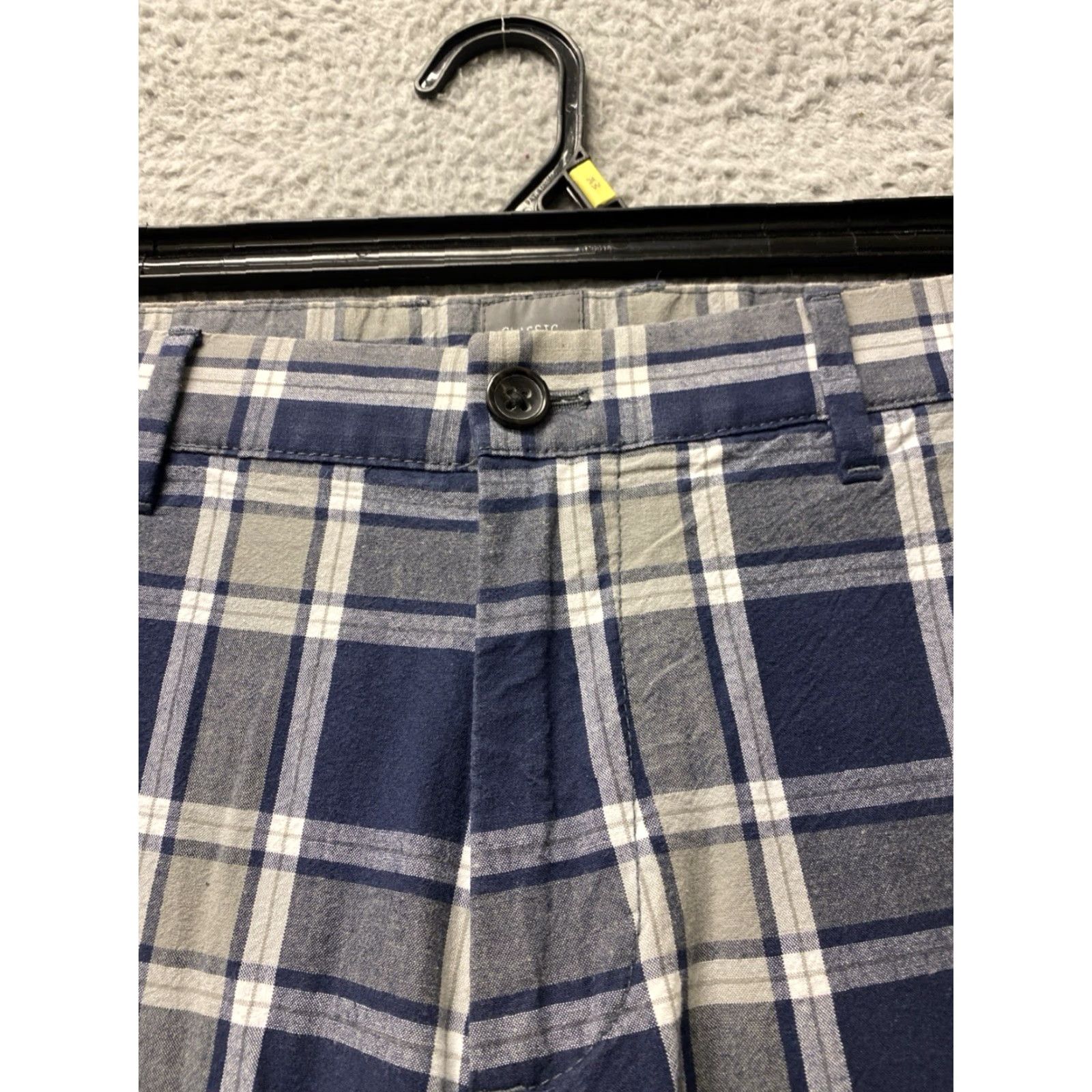 Gap Men's GAP Plaid Walking Shorts Size 33 Casual Chino Bermuda Multicolor Size US 33 - 2 Thumbnail