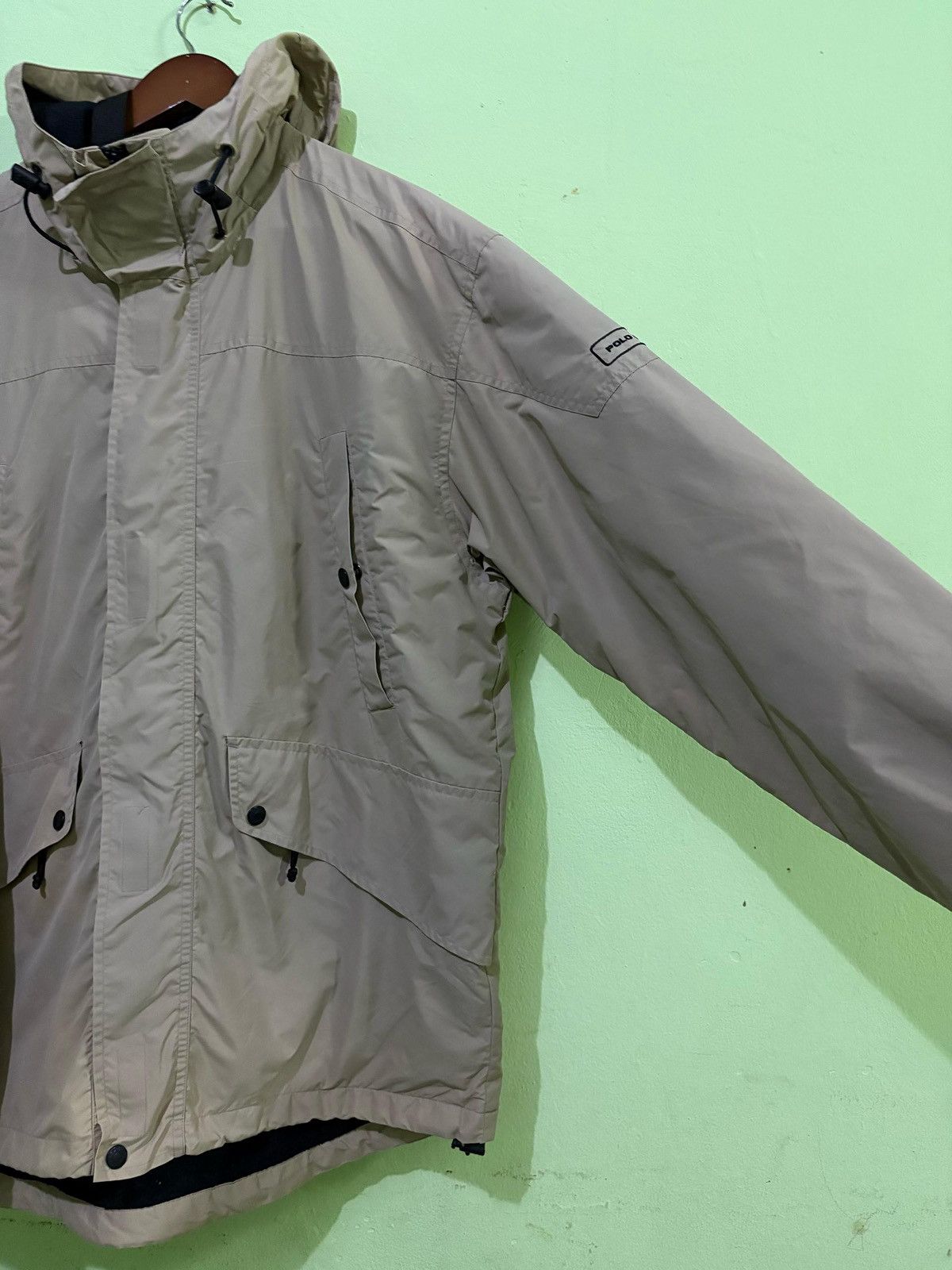 Polo Ralph Lauren × Vintage Vintage Polo Sport Ralph Lauren Light Jacket With Hooded Size US L / EU 52-54 / 3 - 3 Thumbnail