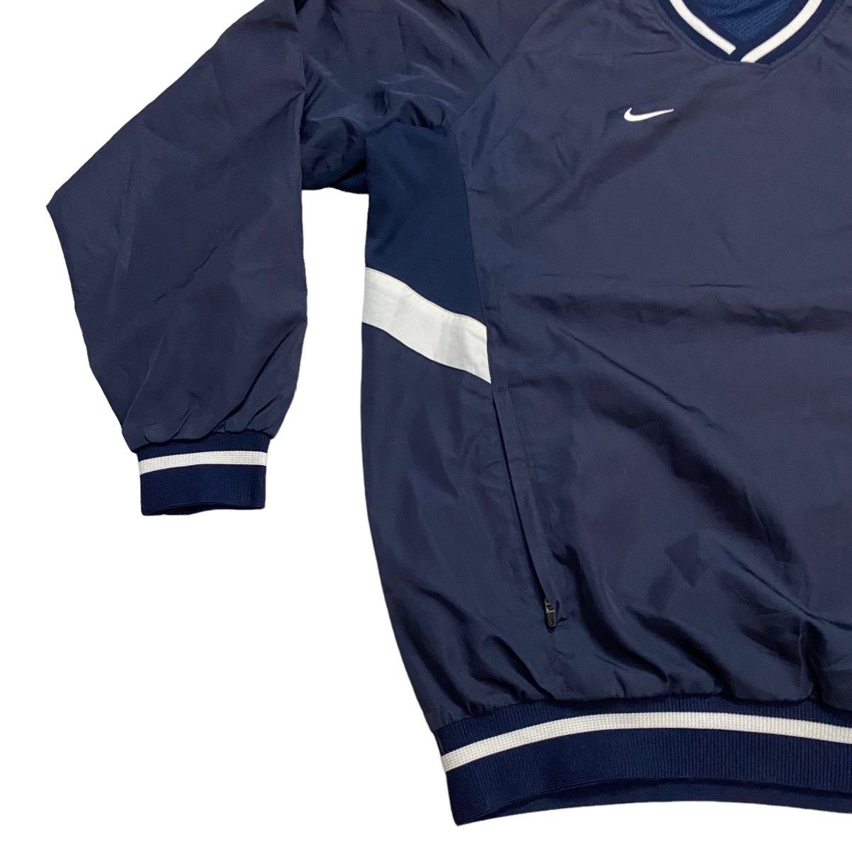 Nike × Vintage Vintage 90s Nike Baseball winbreaker Vneck Size US L / EU 52-54 / 3 - 7 Thumbnail