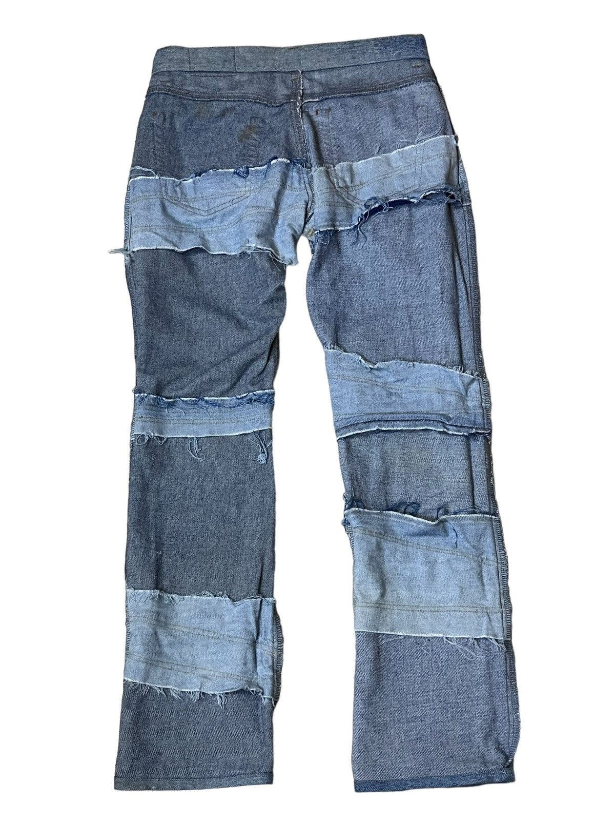 Japanese Brand SICK🔥JAPANESE PATCHWORK JEANS inspired hysteric glamour Size US 30 / EU 46 - 4 Thumbnail