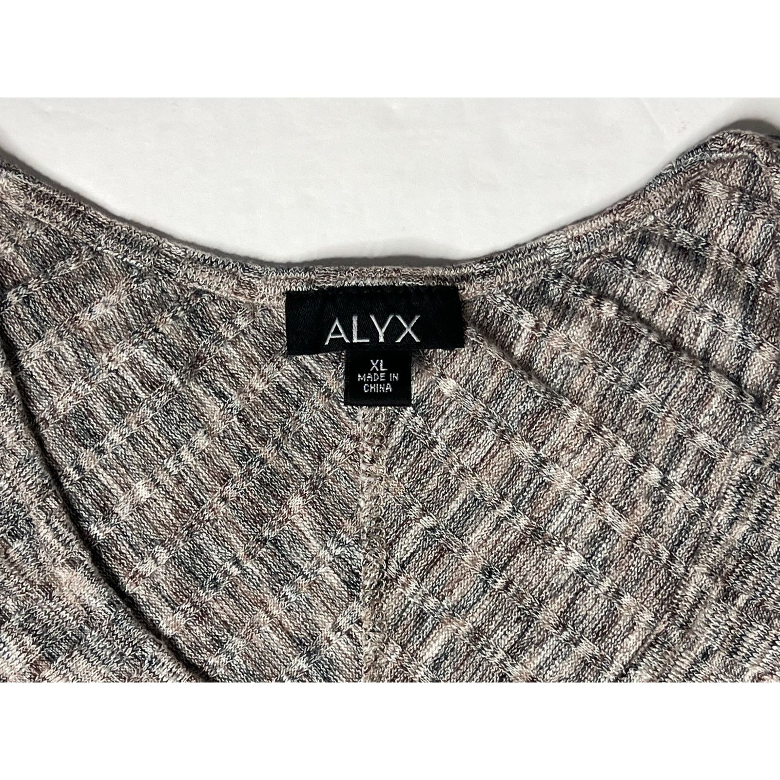 Alyx Alyx Lightweight Asymmetrical Sweater XL Brown Earth Tones Size XL / US 12-14 / IT 48-50 - 4 Thumbnail