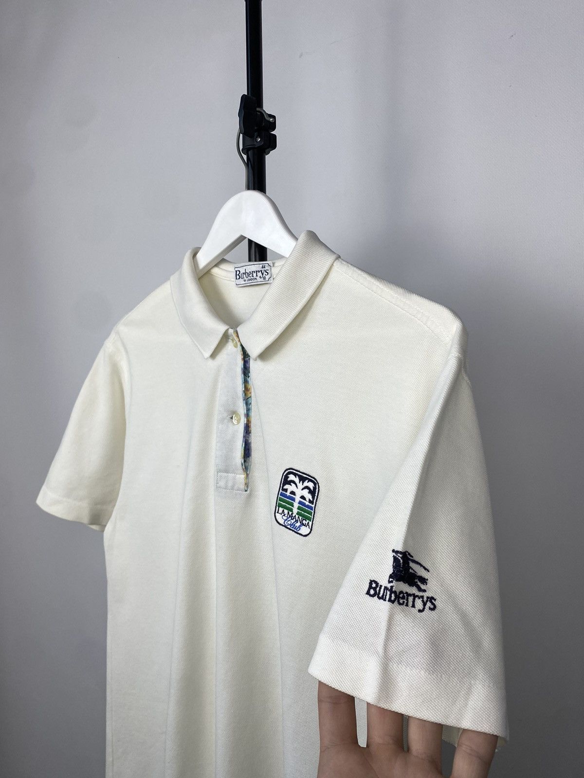 Burberry × Vintage Vintage Burberrys Golf La Manga Club Polo T-shirt Size US M / EU 48-50 / 2 - 5 Thumbnail