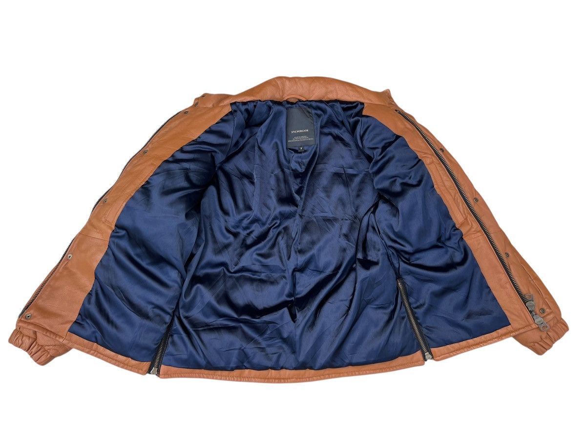 JACKROSE Jackrose Goatskin Leather Down Feather Puffer Jacket Size US M / EU 48-50 / 2 - 15 Thumbnail