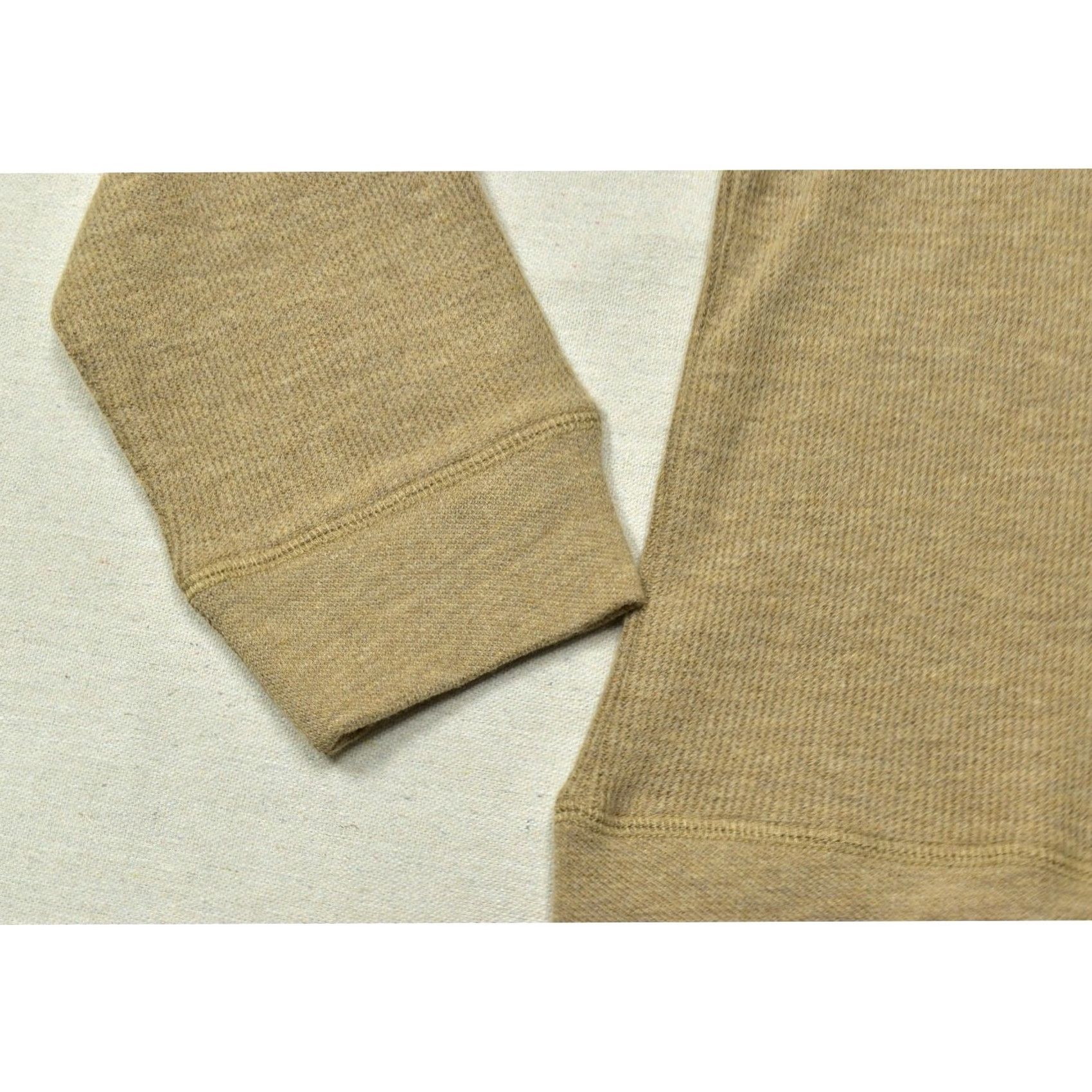 Banana Republic Banana Republic Sweater Quarter-Zip Waffle Knit Pullover Tan S Mens NWT Size US S / EU 44-46 / 1 - 7 Thumbnail