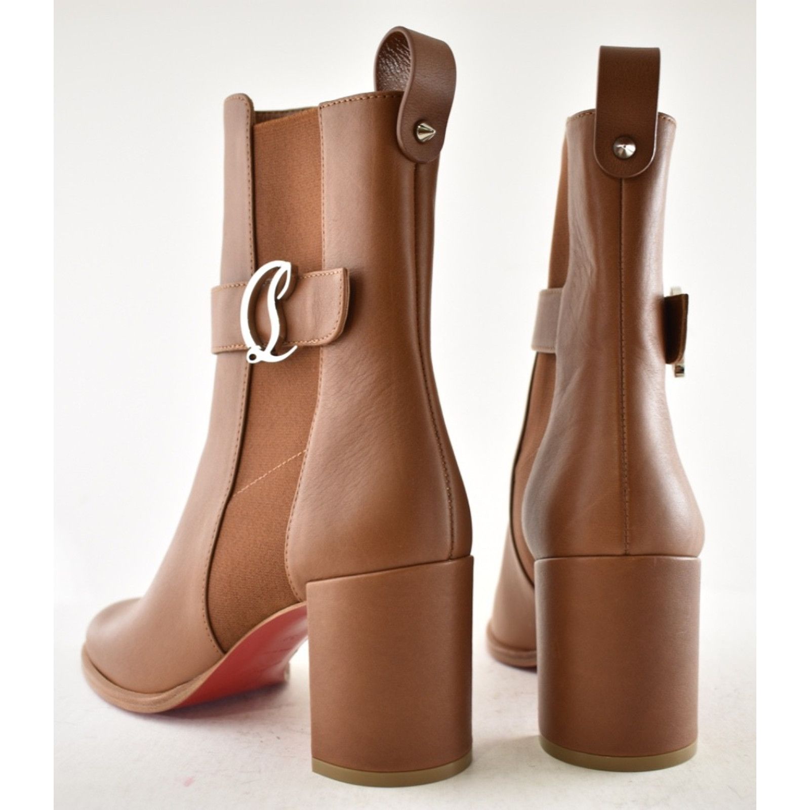 Christian Louboutin Christian Louboutin CL Chelsea Booty 70 Block Heel 39.5 Size US 9.5 / IT 39.5 - 12 Thumbnail