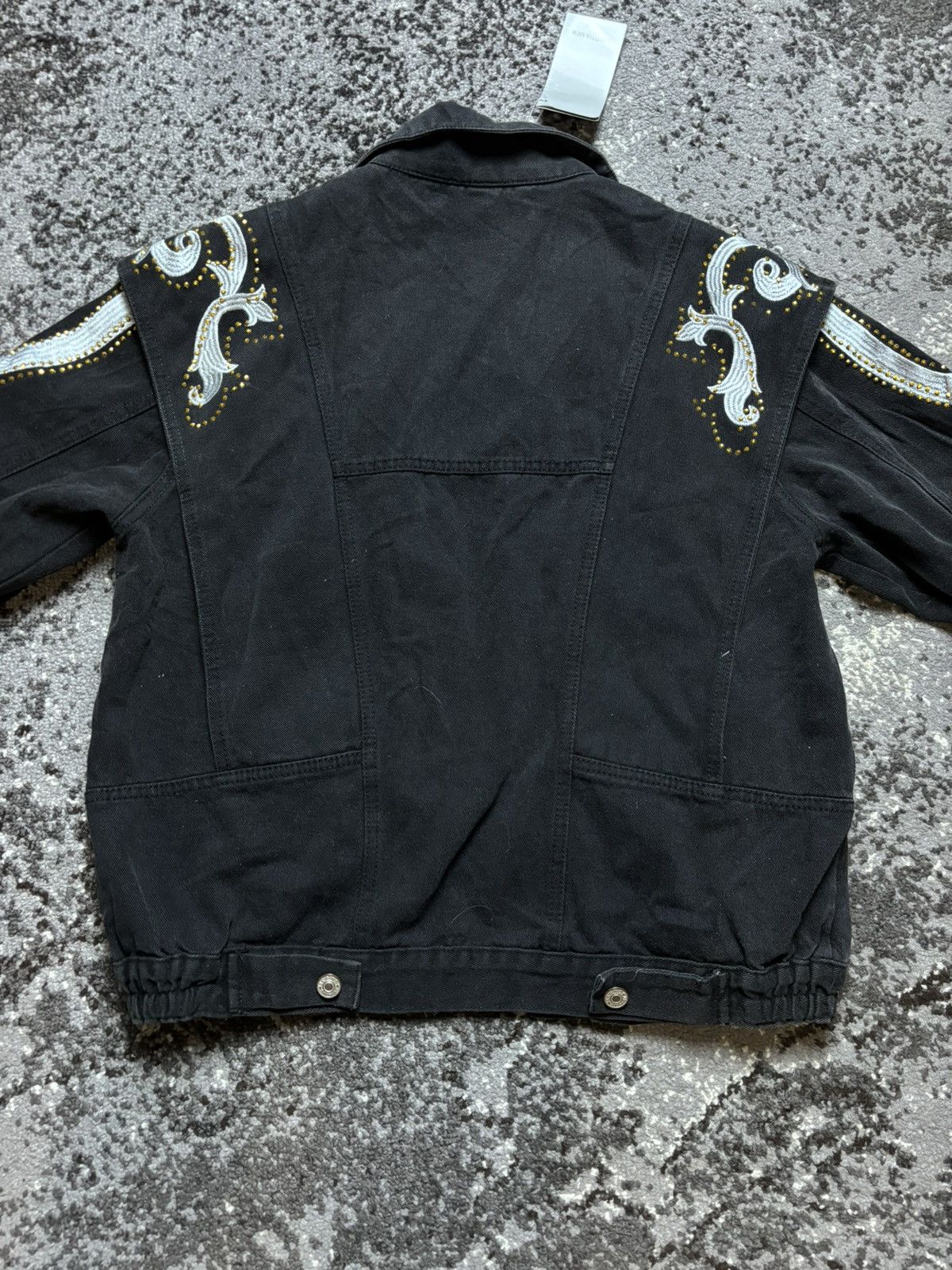 Japanese Brand × Vintage Streetwear Jacket Women Retro Embroidered Hot Drill Jacket Size M / US 6-8 / IT 42-44 - 10 Thumbnail