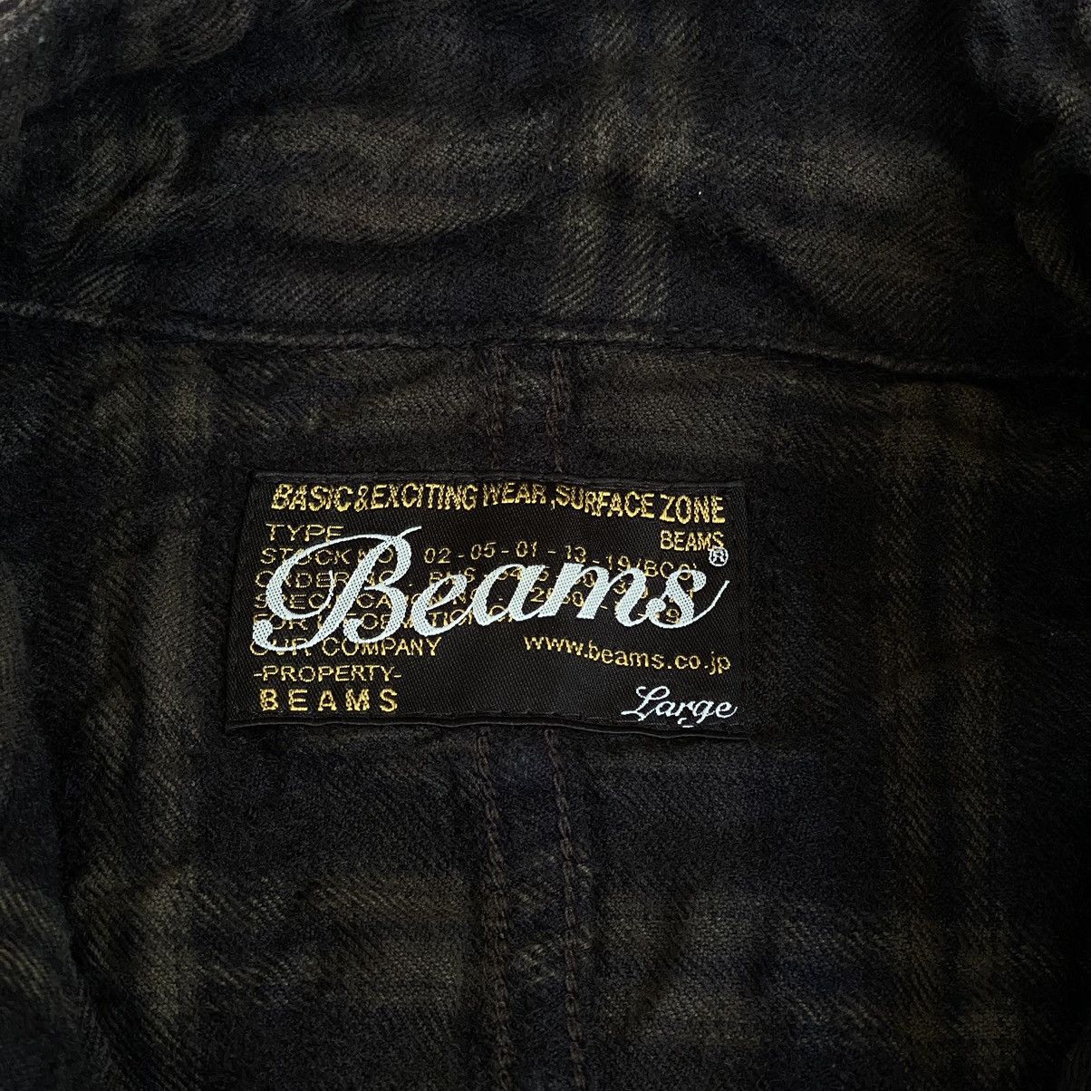 Beams Japan Beams Vintage Twinkle Plaid Zip Button Size US M / EU 48-50 / 2 - 4 Thumbnail