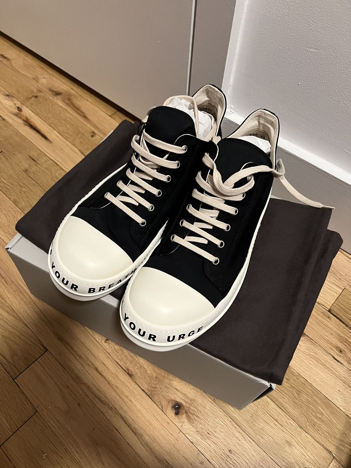 Rick Owens BNIB Rick Owens Ramones Low top sneakers 2023 | Grailed