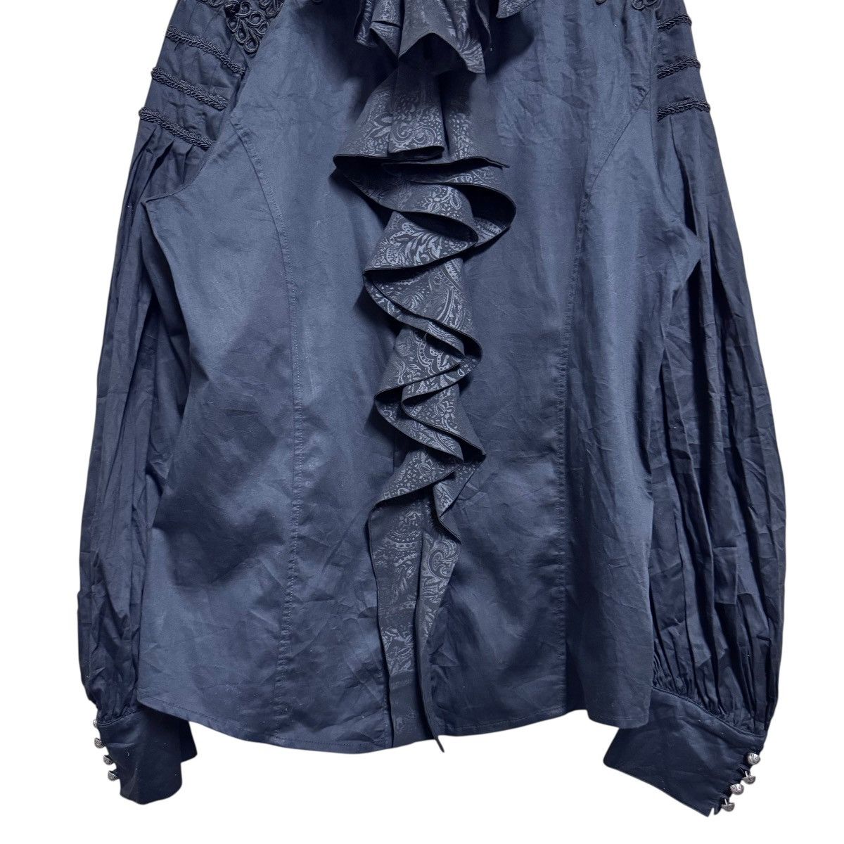Mari's Rock Punk Rave Ruffled Vampire Gothic Shirt Size US M / EU 48-50 / 2 - 9 Thumbnail