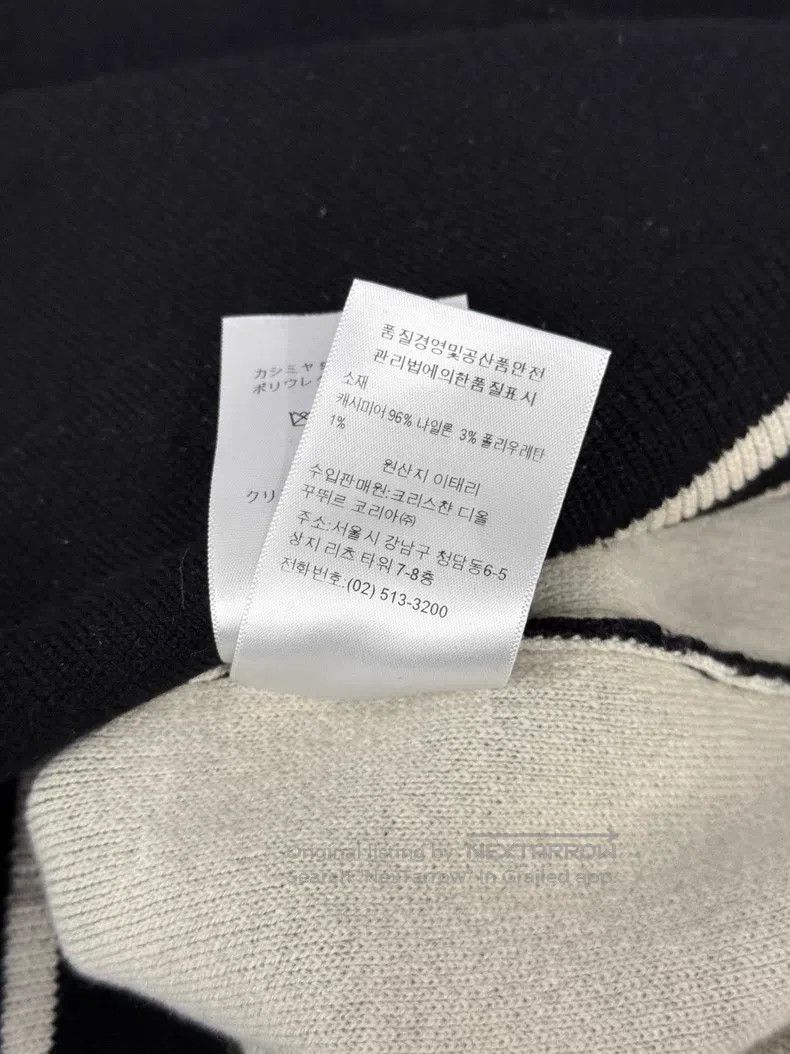 Dior Dior Black 8-character cashmere sweater Size XS / US 0-2 / IT 36-38 - 7 Thumbnail