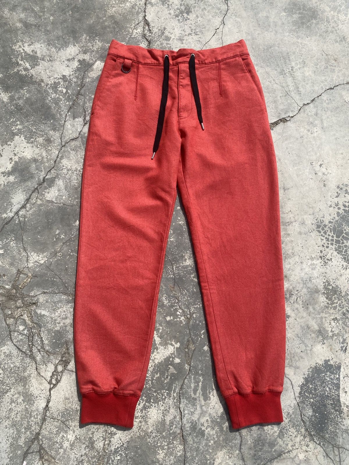 Katharine Hamnett London 1990s Katharine Hamnett Orange Sweatpant Size US 31 - 1 Thumbnail