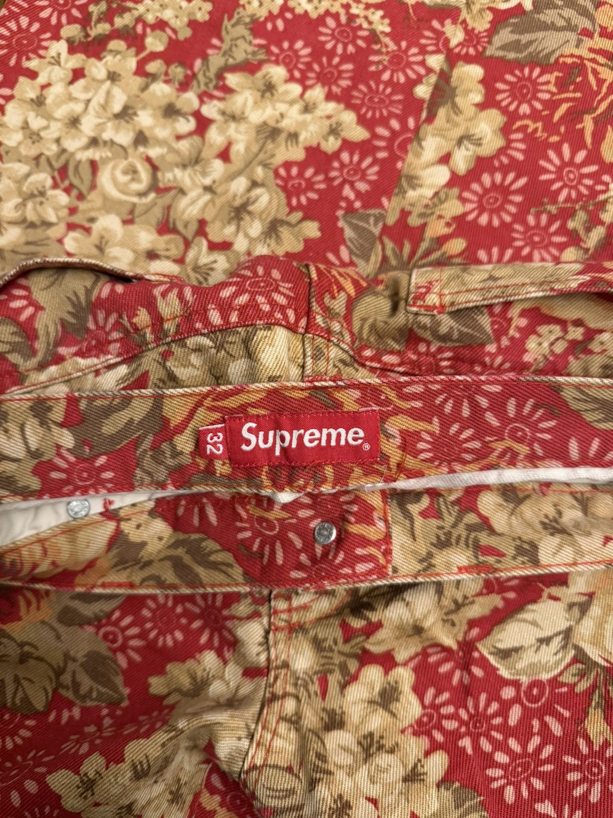 Supreme Washed Regular Jeans Size US 32 / EU 48 - 3 Thumbnail