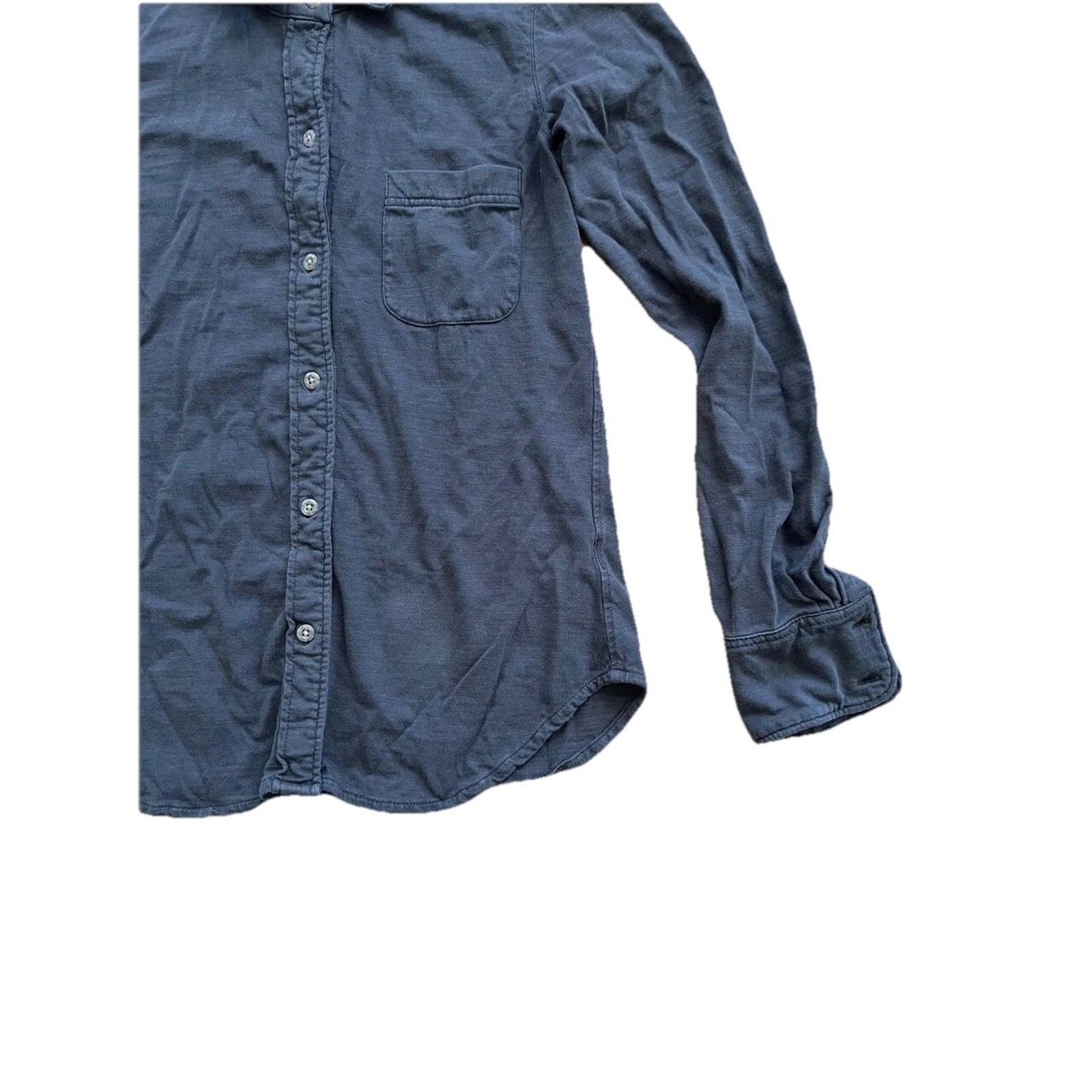 Faherty Faherty Laguna Organic Cotton Shirt Lond Black Small A000866 Size S / US 4 / IT 40 - 4 Thumbnail