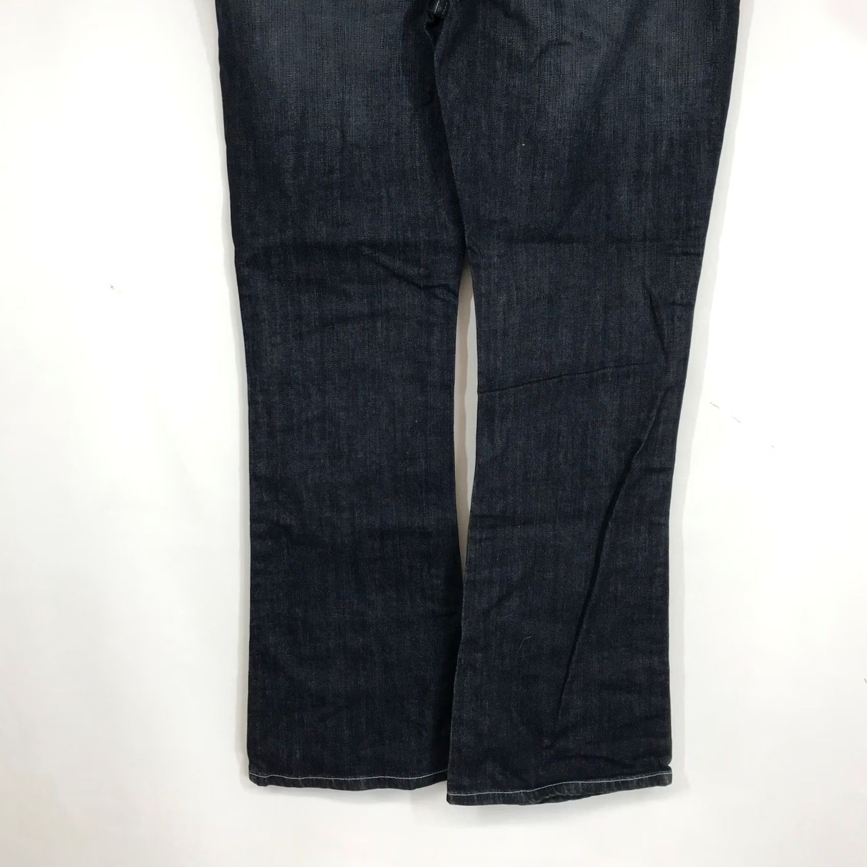 Vintage Cruel Girl Slim Regular Jeans Womens 11 Dark Wash Stretch Bootcut Indigo Denim Size 32" / US 10 / IT 46 - 6 Thumbnail