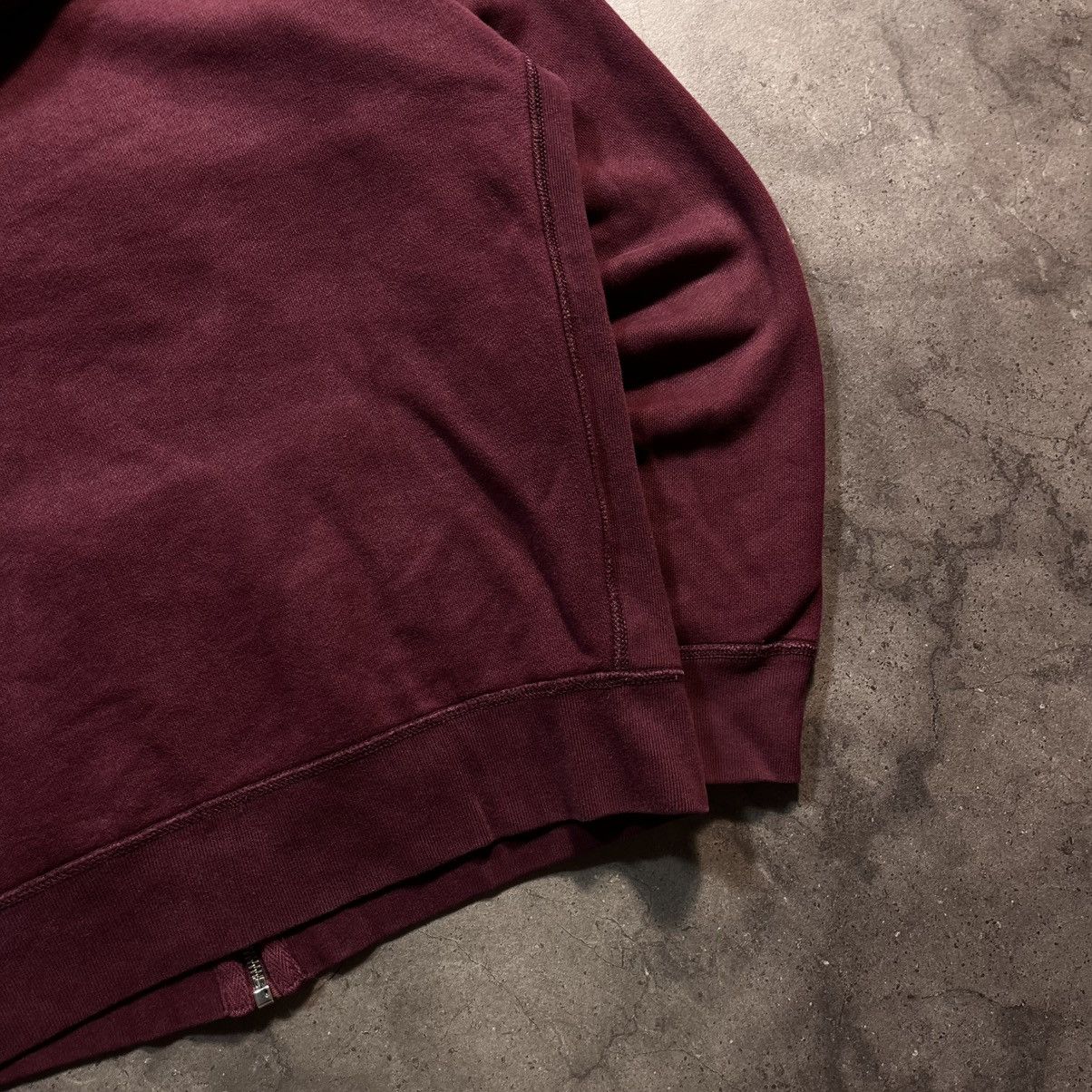 Polo Ralph Lauren Burgundy Polo Ralph Lauren Vintage Small Pony Zip Hoodie Size US M / EU 48-50 / 2 - 13 Thumbnail