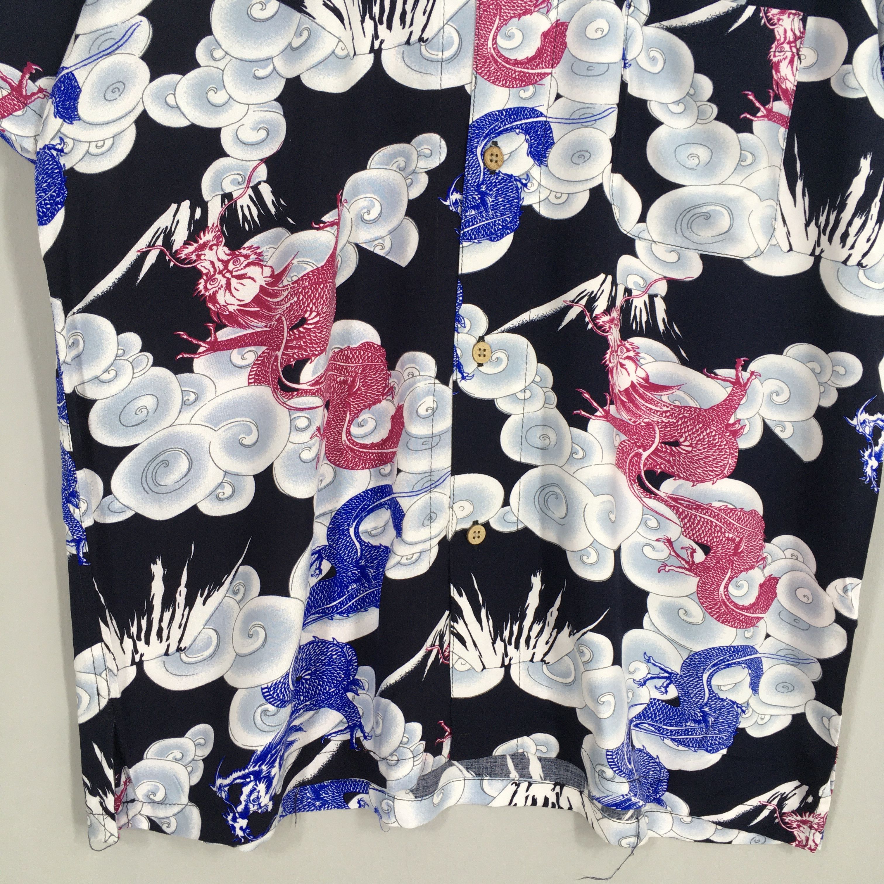 Other Vintage 80s Rockabilly Hawaiian Japanese Dragon Shirt Large Size US L / EU 52-54 / 3 - 4 Thumbnail
