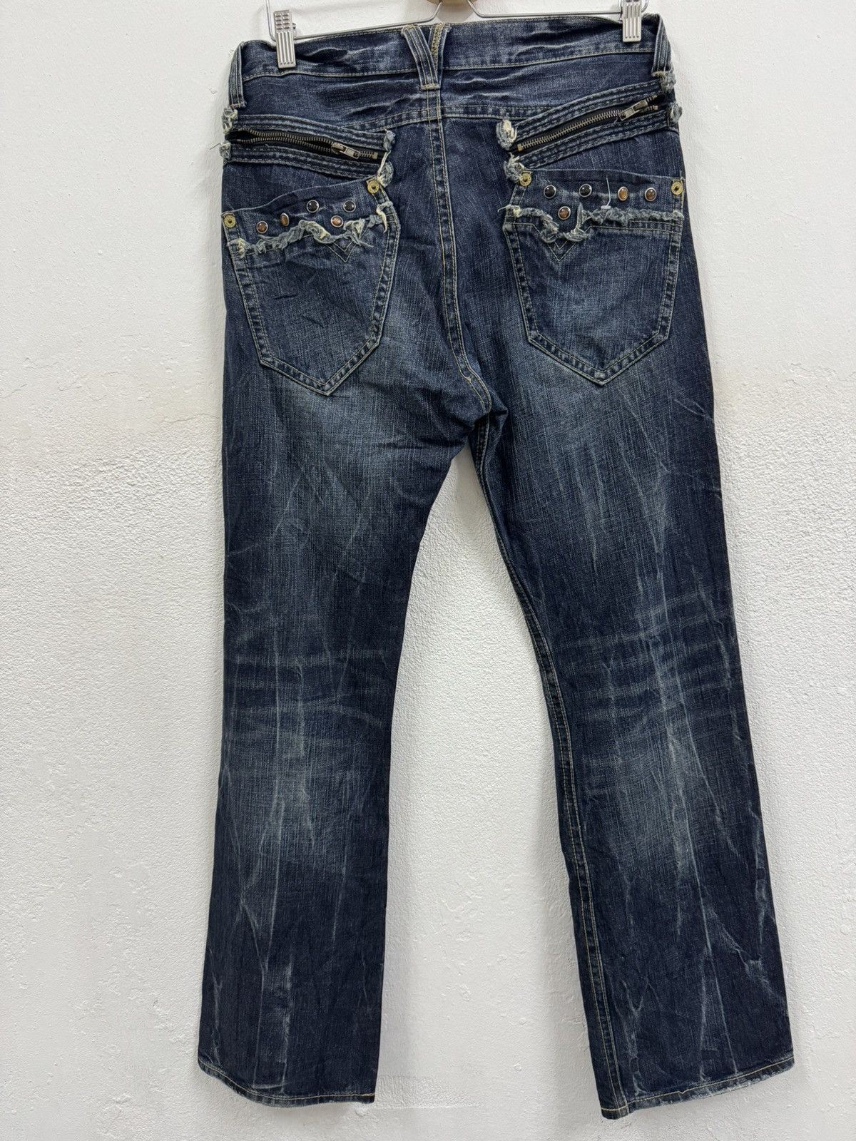 Japanese Brand Rare Vintage Japanese Brand Flare Jeans 1990s Size US 32 / EU 48 - 6 Thumbnail