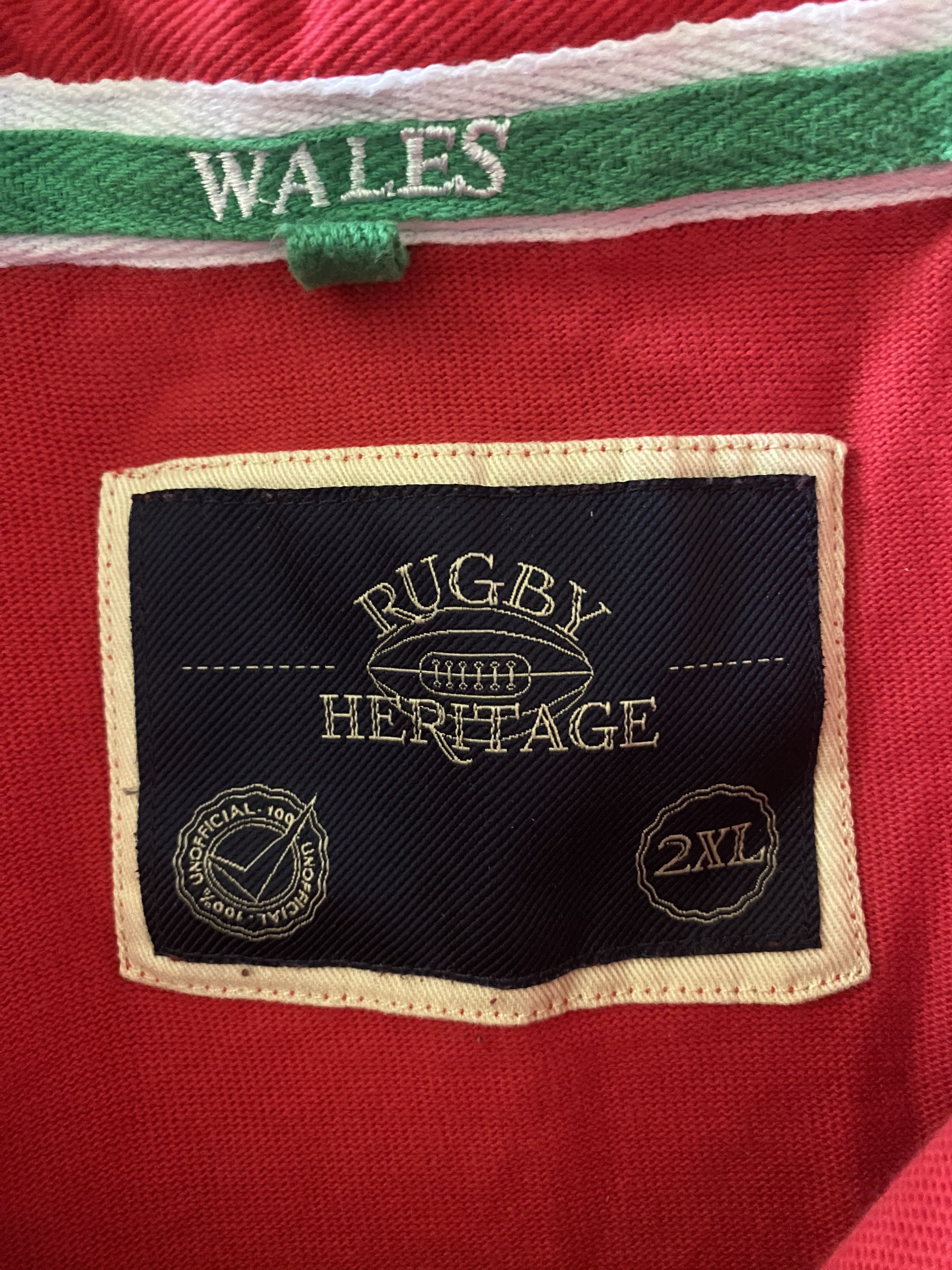 Other Vintage Rugby WALES - XXL - Long Sleeve - Heritage - UNIQUE Size US XXL / EU 58 / 5 - 5 Thumbnail