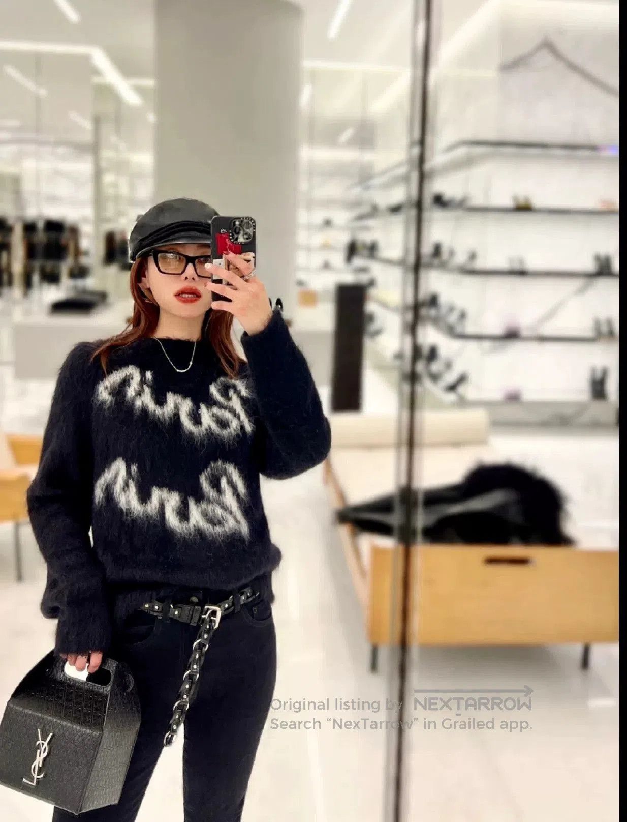 Saint Laurent Paris Saint Laurent Paris Mohair Sweater. Size S / US 4 / IT 40 - 8 Thumbnail