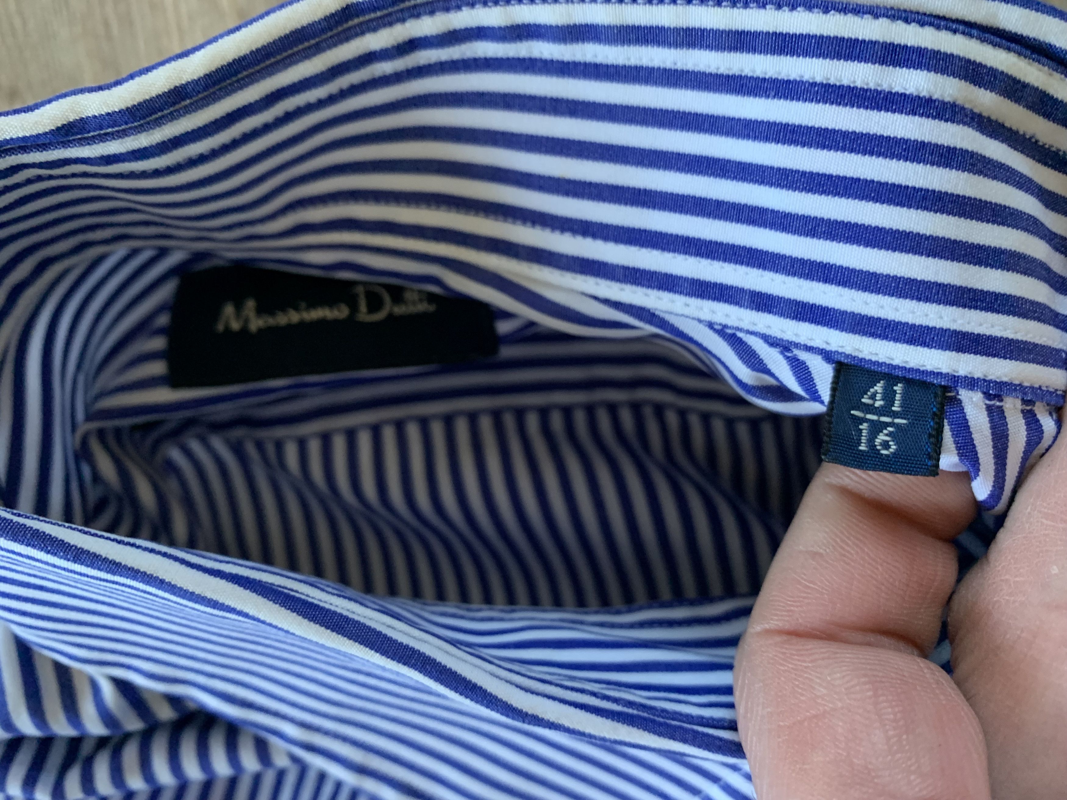 Designer × Massimo Dutti Massimo Dutti Stripe Cotton Long Sleeve Button Shirt Size US M / EU 48-50 / 2 - 6 Thumbnail