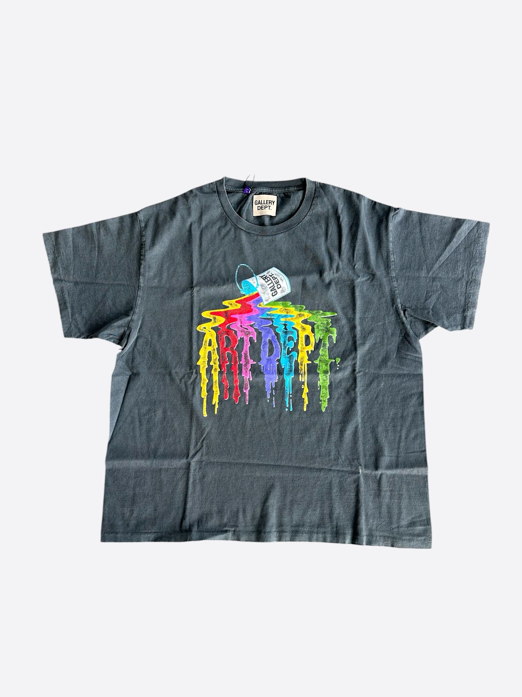Gallery Dept Black & Multicolor Supply Graphic T-Shirt