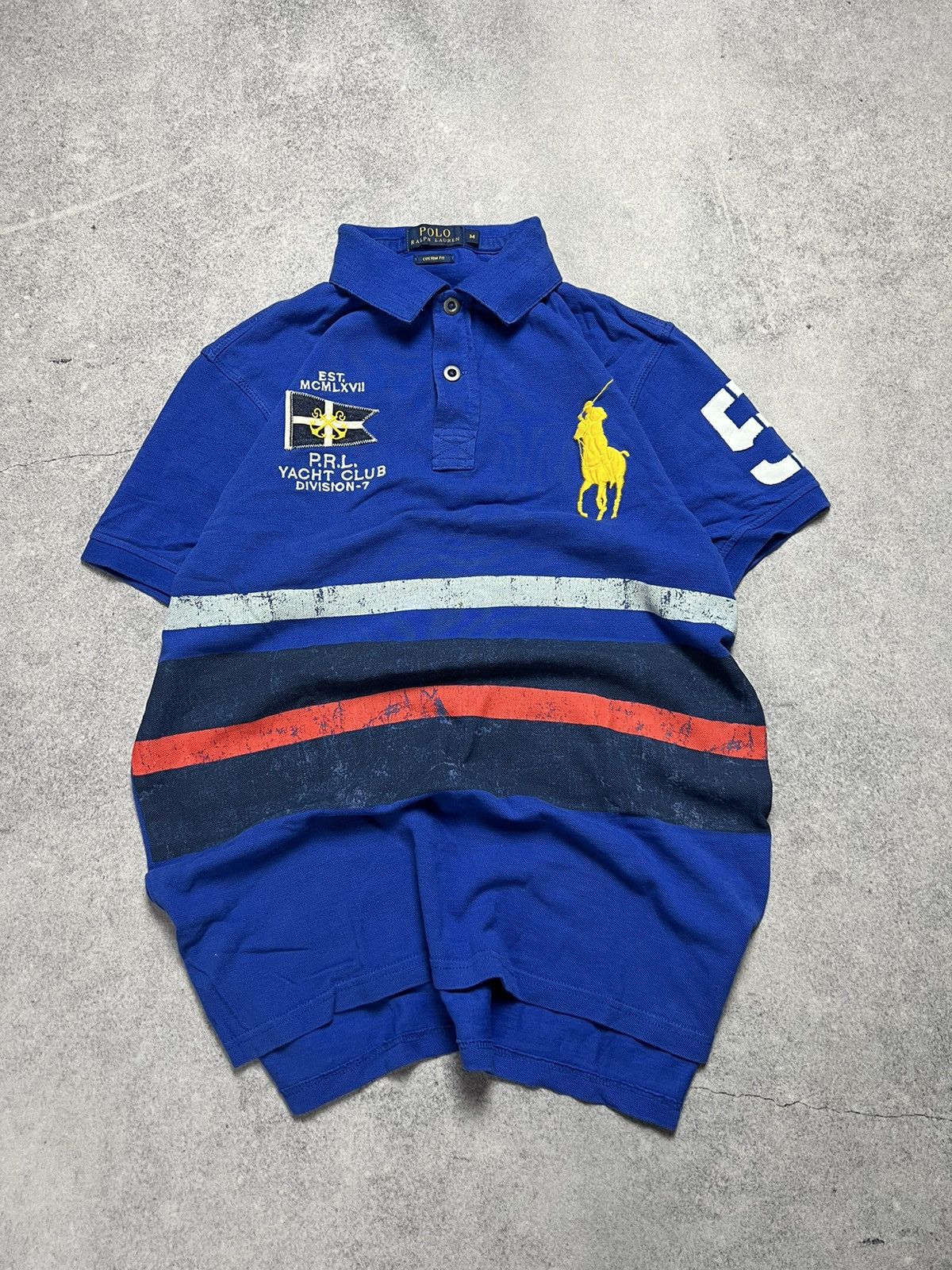 Ralph Lauren Vintage Ralph Lauren Yacht Club Chief Keef Style Y2K Polo #5 Size US M / EU 48-50 / 2 - 1 Thumbnail