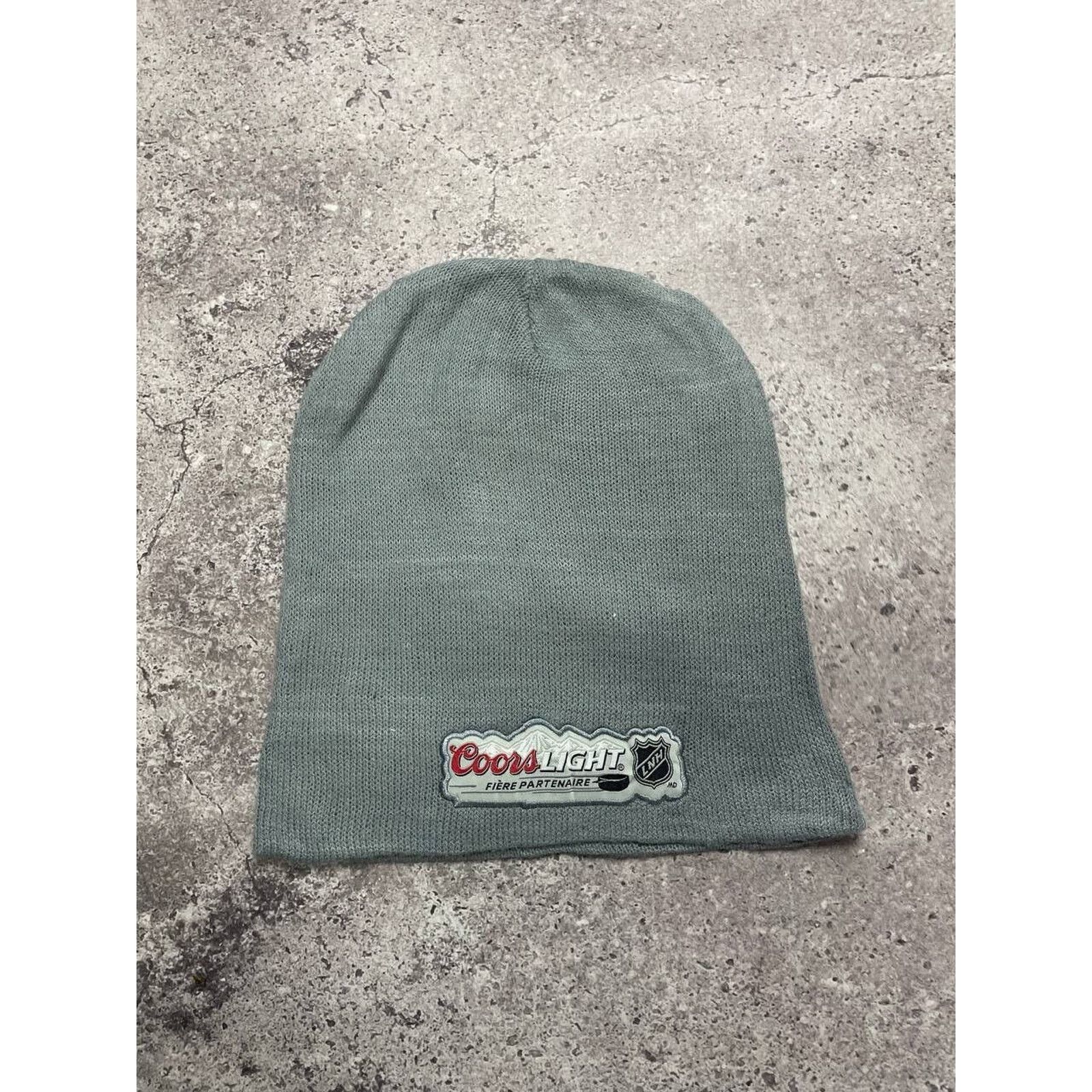 NHL × Vintage Vintage Arizona Coyotes Gray NHL Beanie Hat One Size Acrylic Size ONE SIZE - 2 Thumbnail